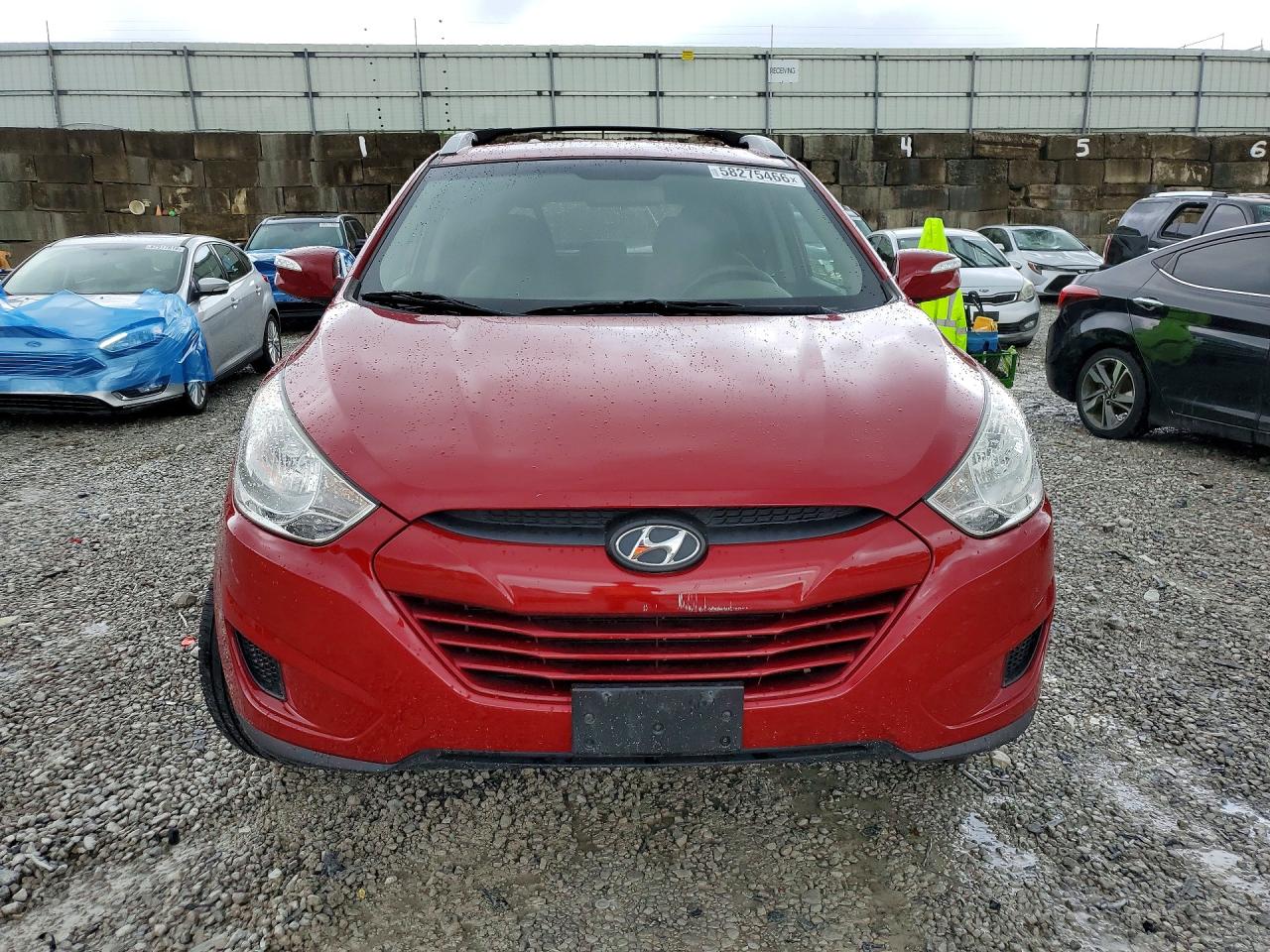 2012 Hyundai Tucson Gls Red vin: KM8JUCAC8CU545102