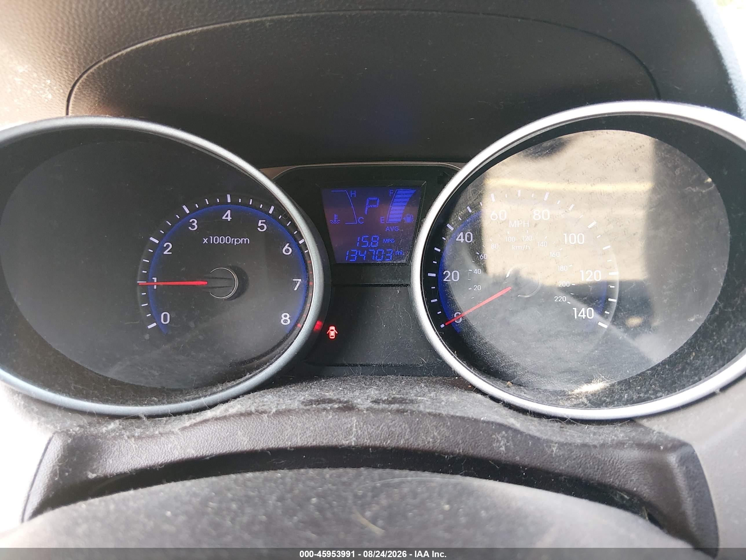 2012 Hyundai Tucson Limited Red vin: KM8JUCAC8CU545424