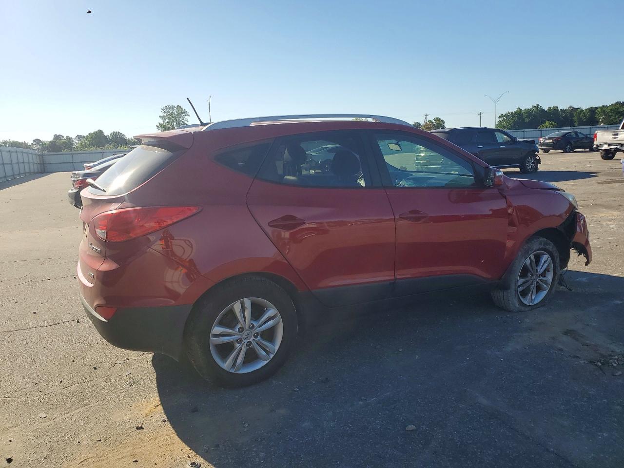 2013 Hyundai Tucson Gls Red vin: KM8JUCAC8DU558658