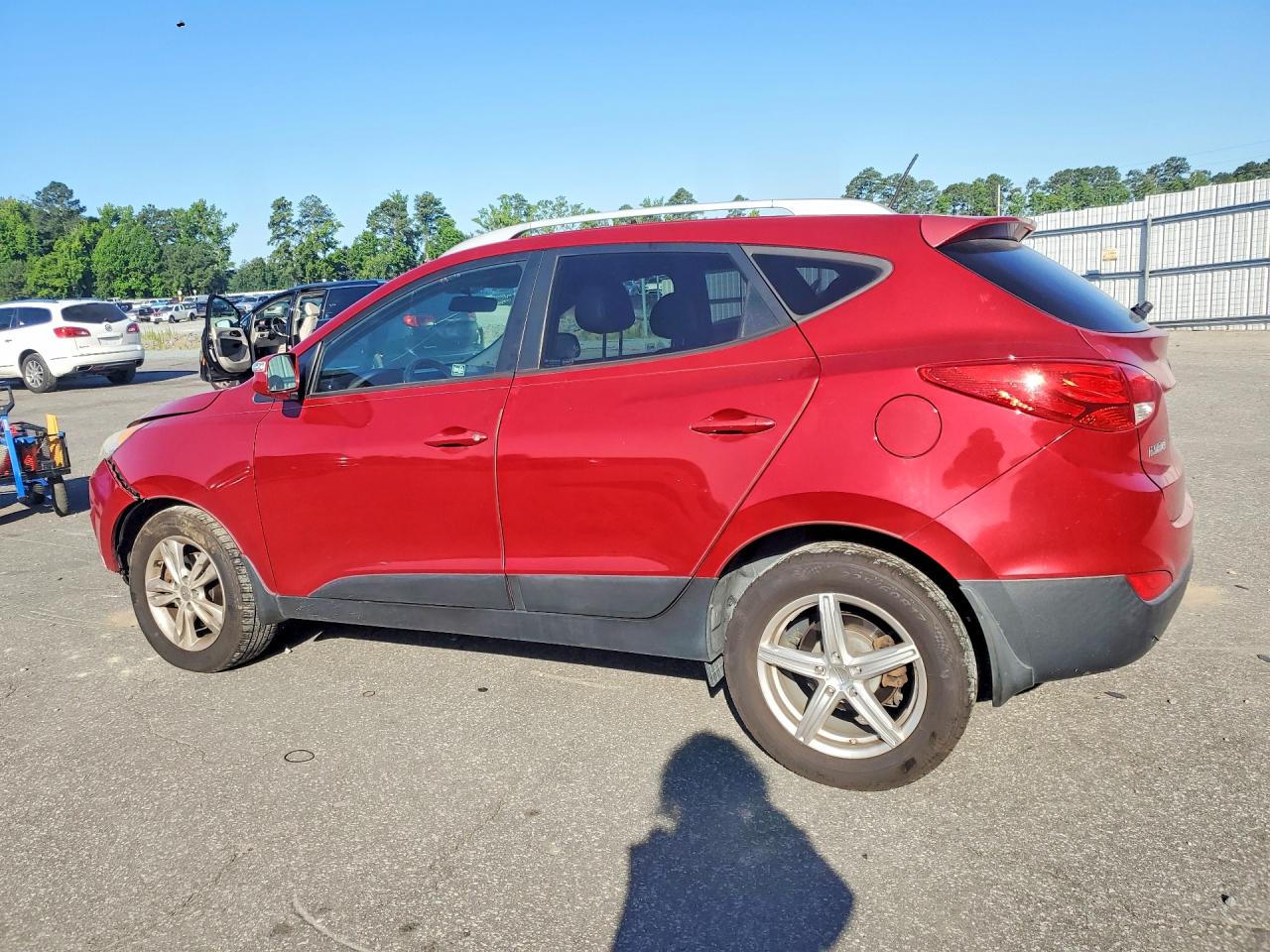 2013 Hyundai Tucson Gls Red vin: KM8JUCAC8DU558658