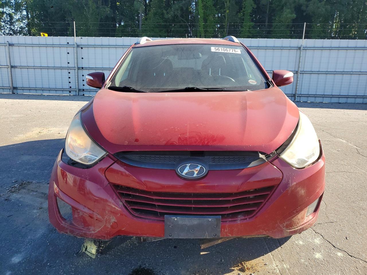 2013 Hyundai Tucson Gls Red vin: KM8JUCAC8DU558658