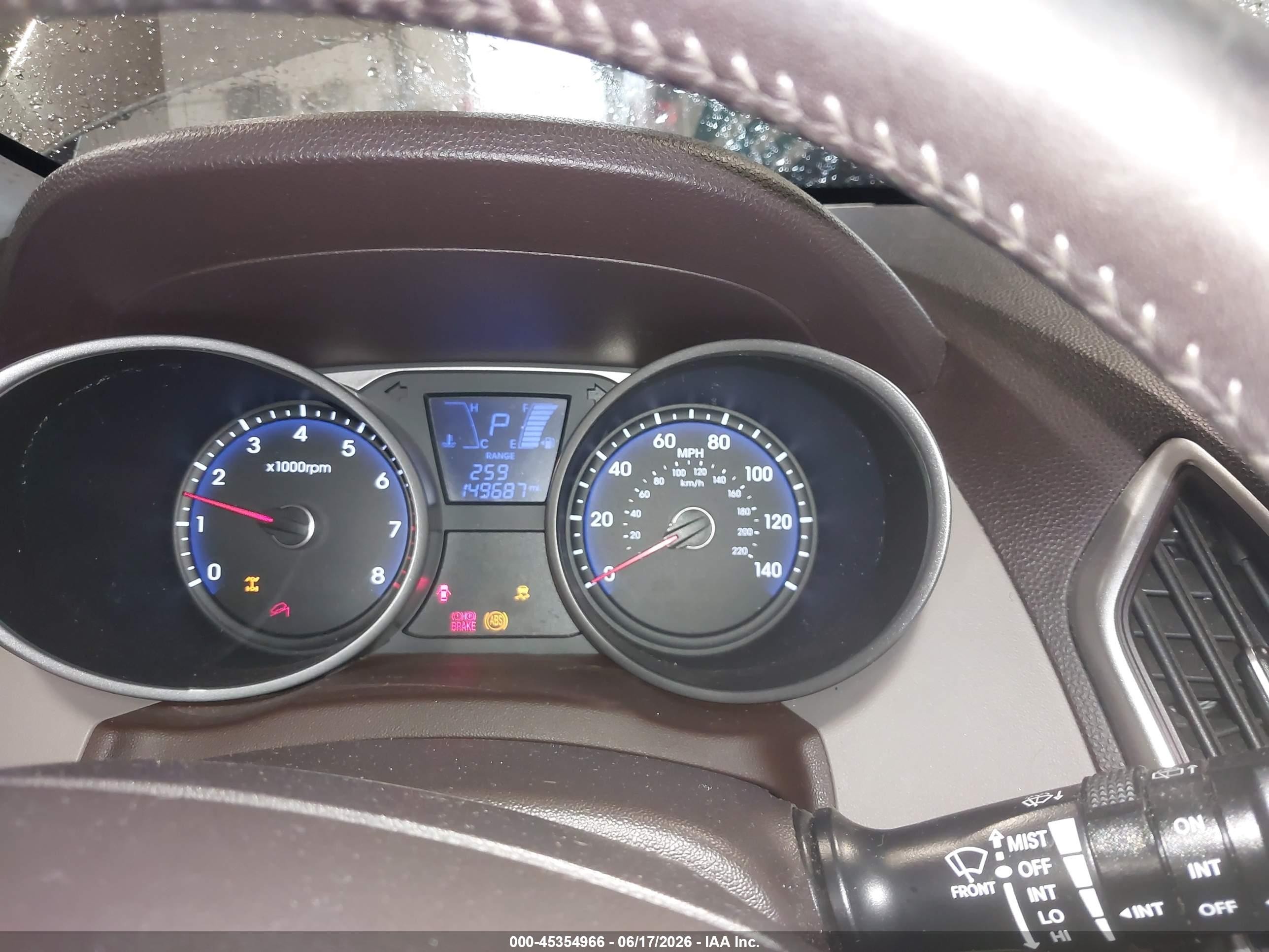2013 Hyundai Tucson Gls Brown vin: KM8JUCAC8DU686544