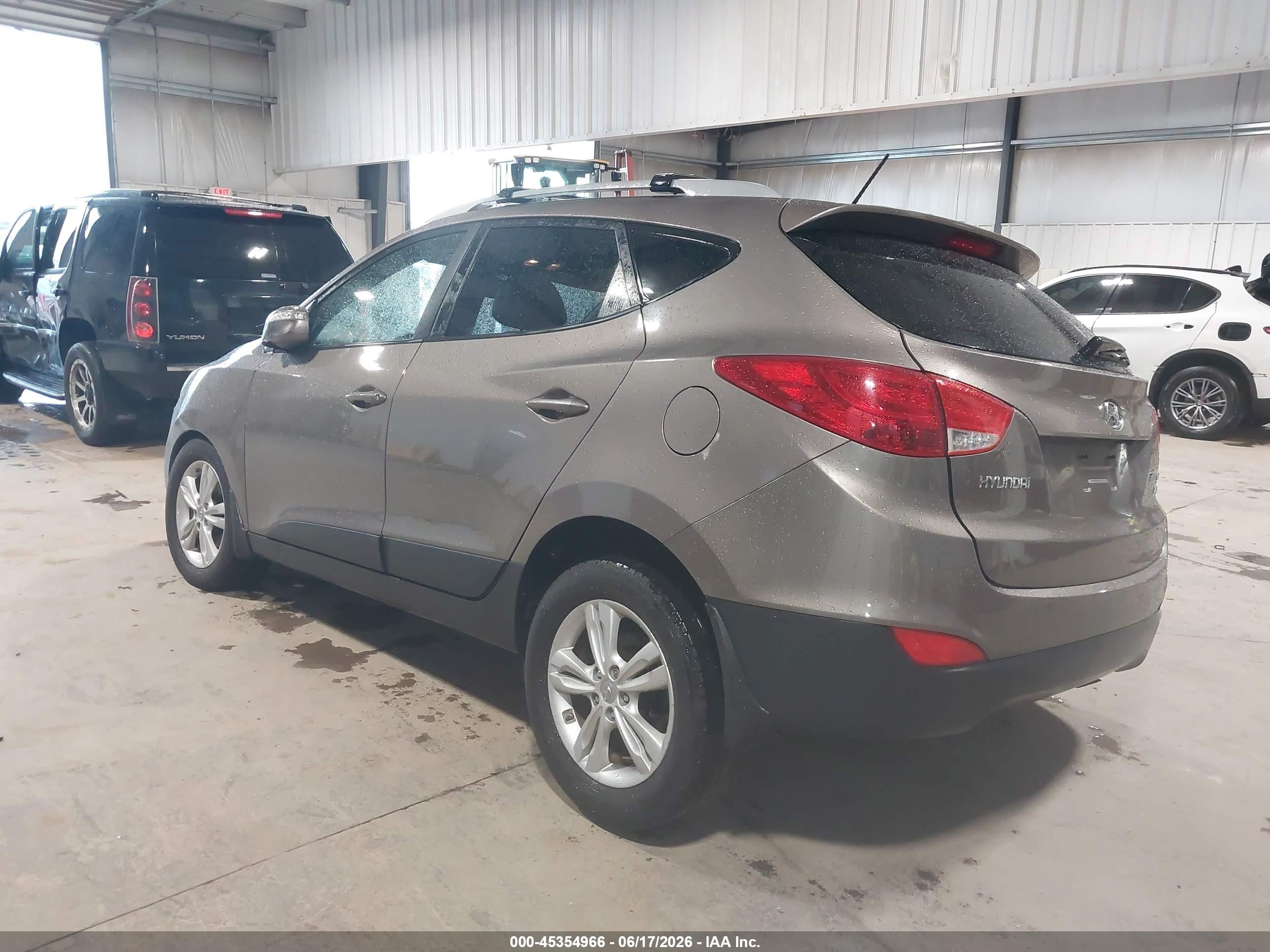 2013 Hyundai Tucson Gls Brown vin: KM8JUCAC8DU686544