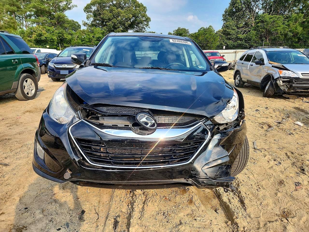 2011 Hyundai Tucson Limited Black vin: KM8JUCAC9BU133172