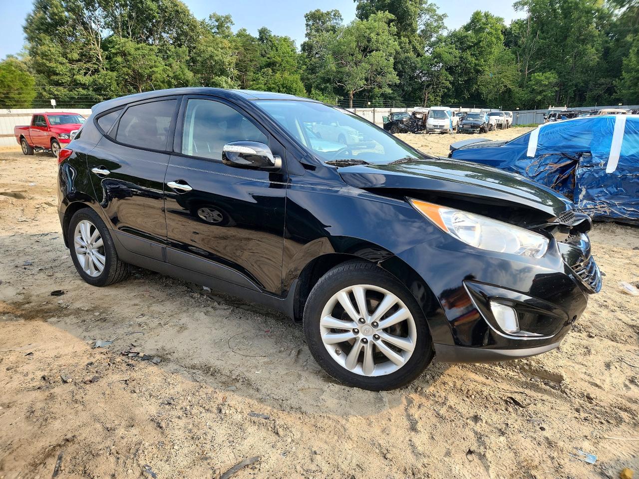 2011 Hyundai Tucson Limited Black vin: KM8JUCAC9BU133172