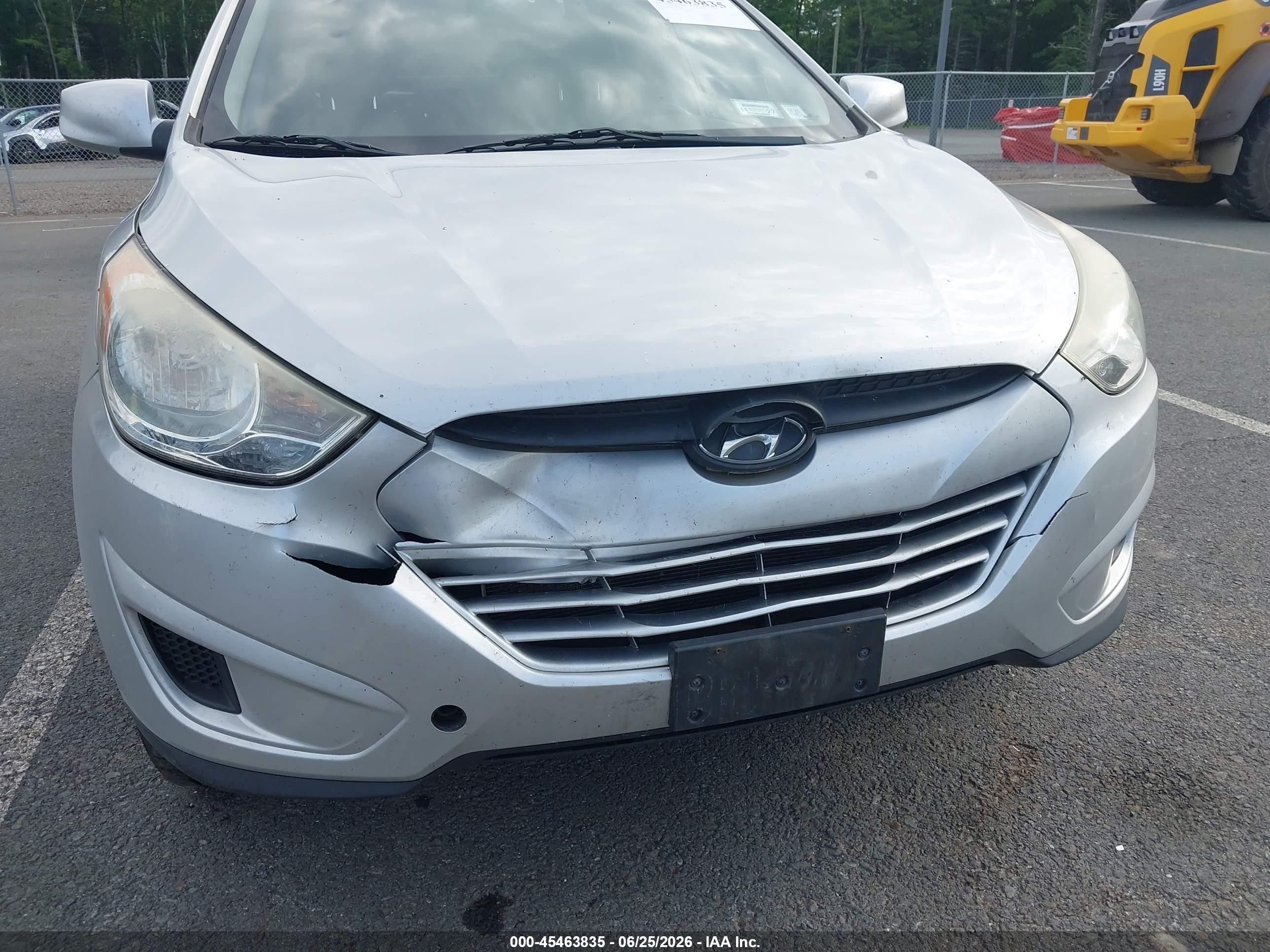 2011 Hyundai Tucson Gls Silver vin: KM8JUCAC9BU207660