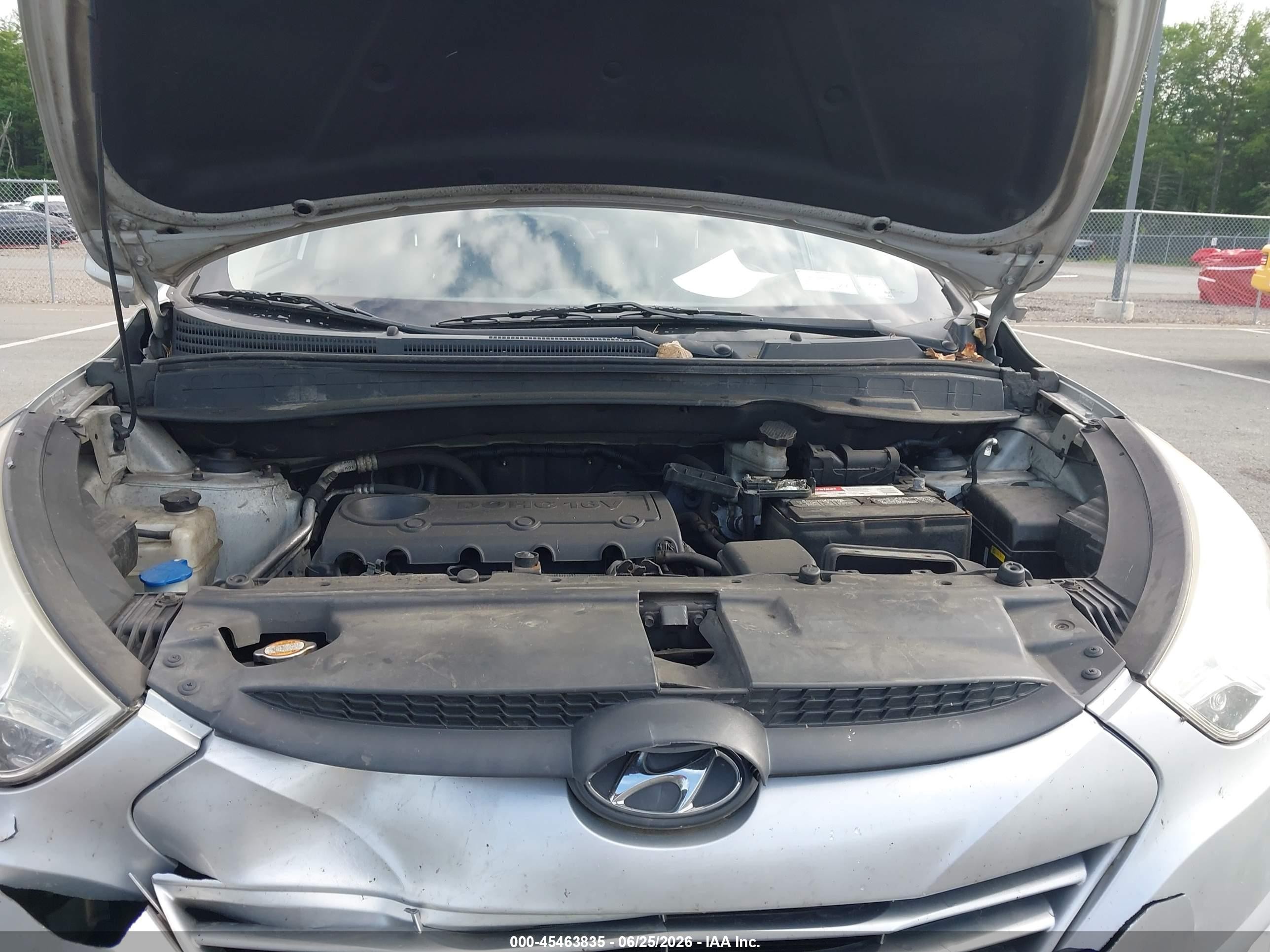 2011 Hyundai Tucson Gls Silver vin: KM8JUCAC9BU207660
