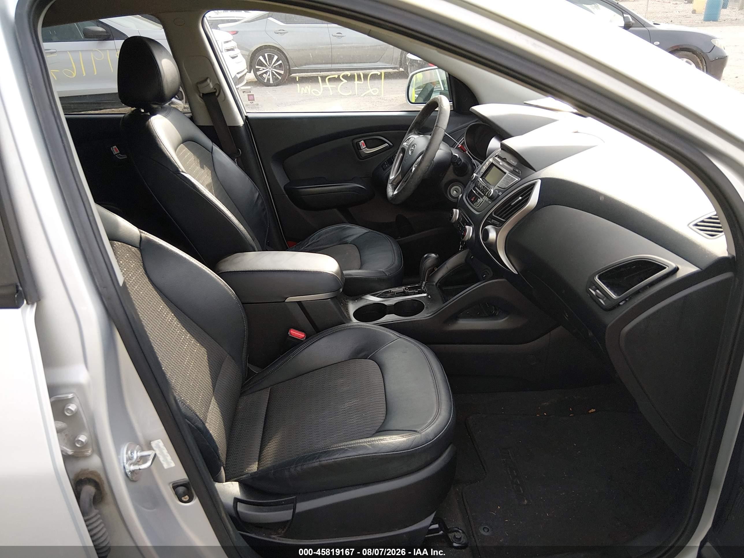 2011 Hyundai Tucson Gls Silver vin: KM8JUCAC9BU264814