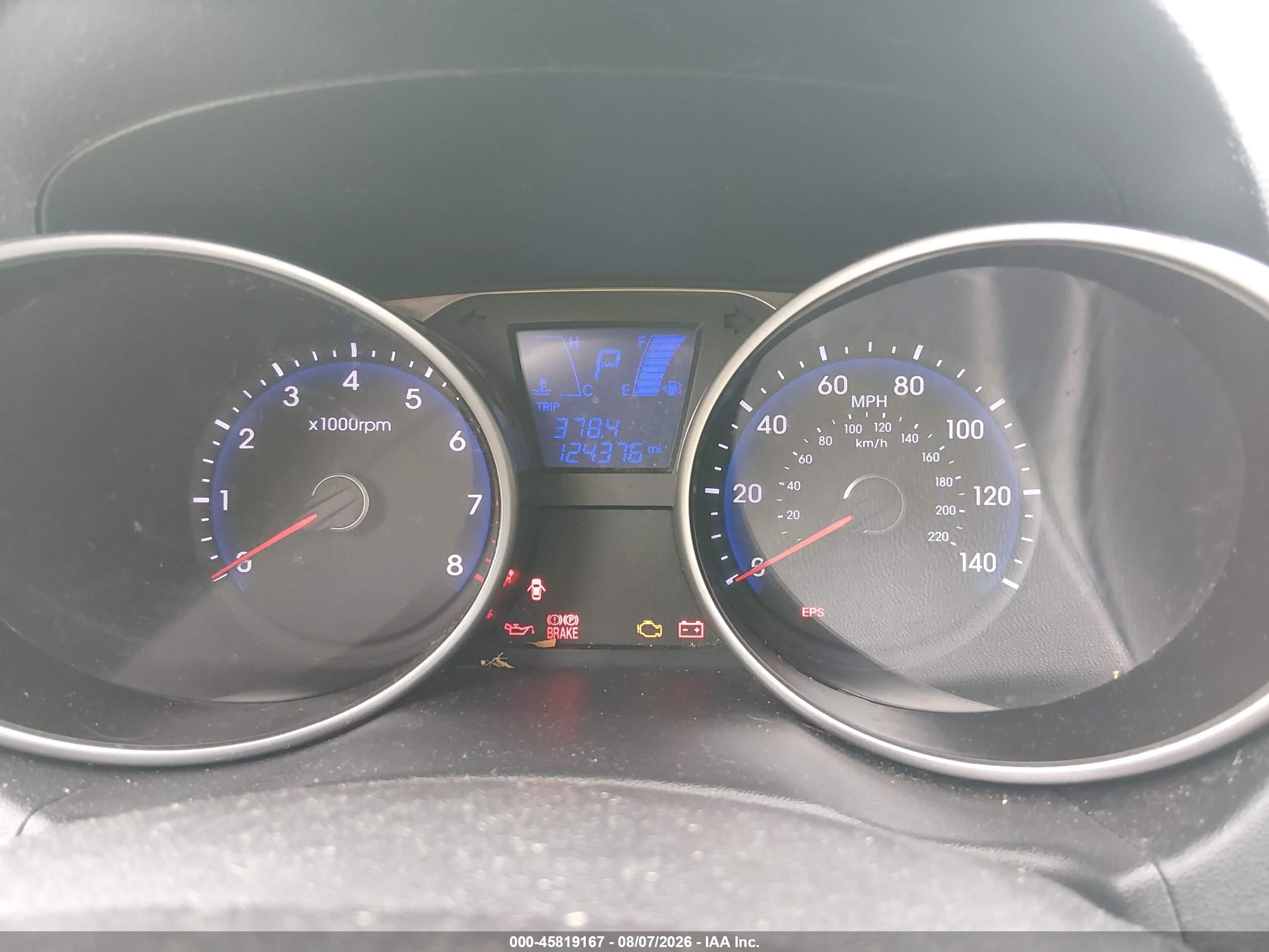 2011 Hyundai Tucson Gls Silver vin: KM8JUCAC9BU264814