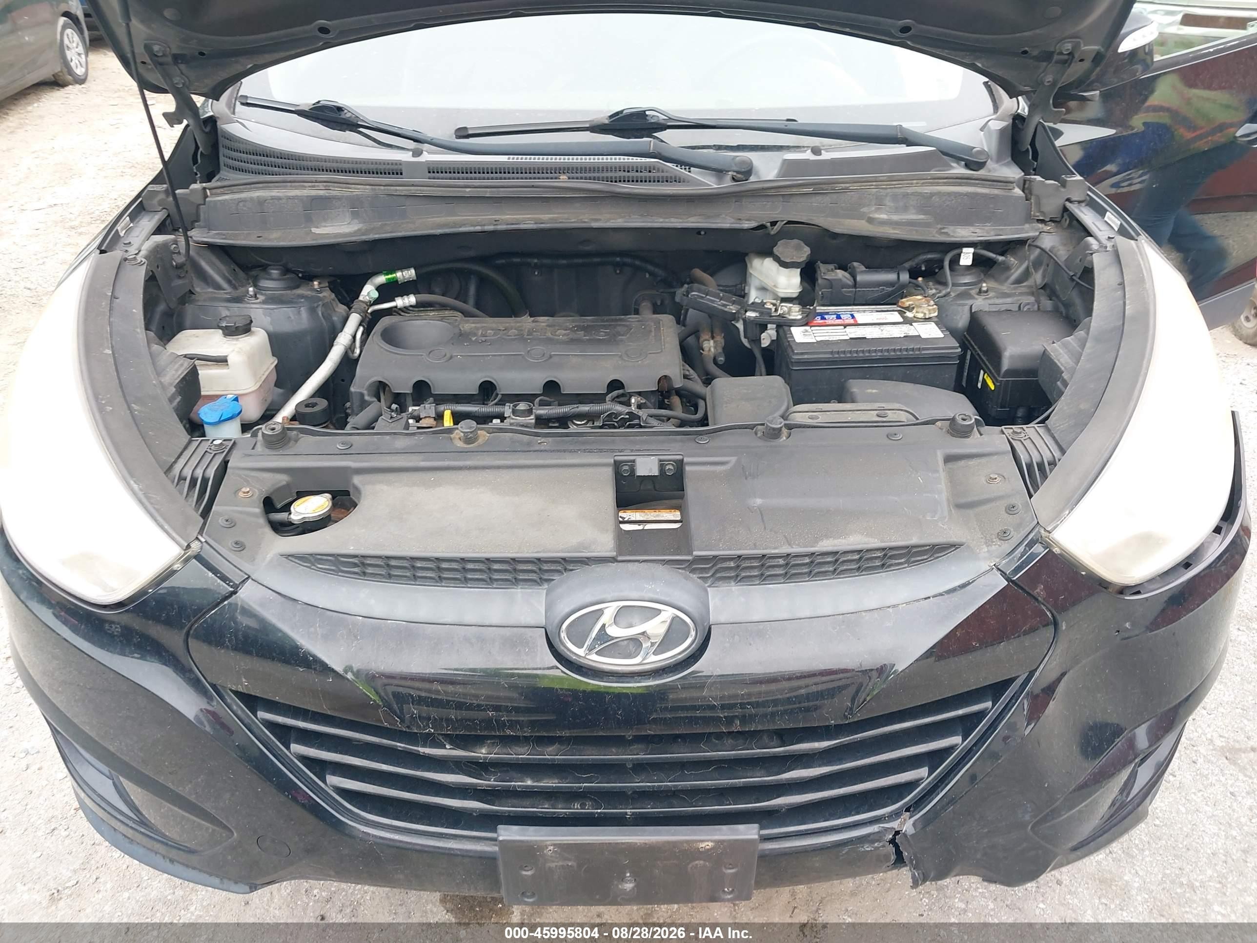 2012 Hyundai Tucson Gls Black vin: KM8JUCAC9CU350836