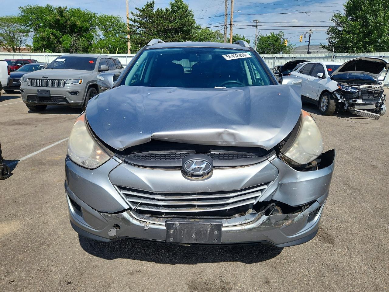 2012 Hyundai Tucson Gls Gray vin: KM8JUCAC9CU352585