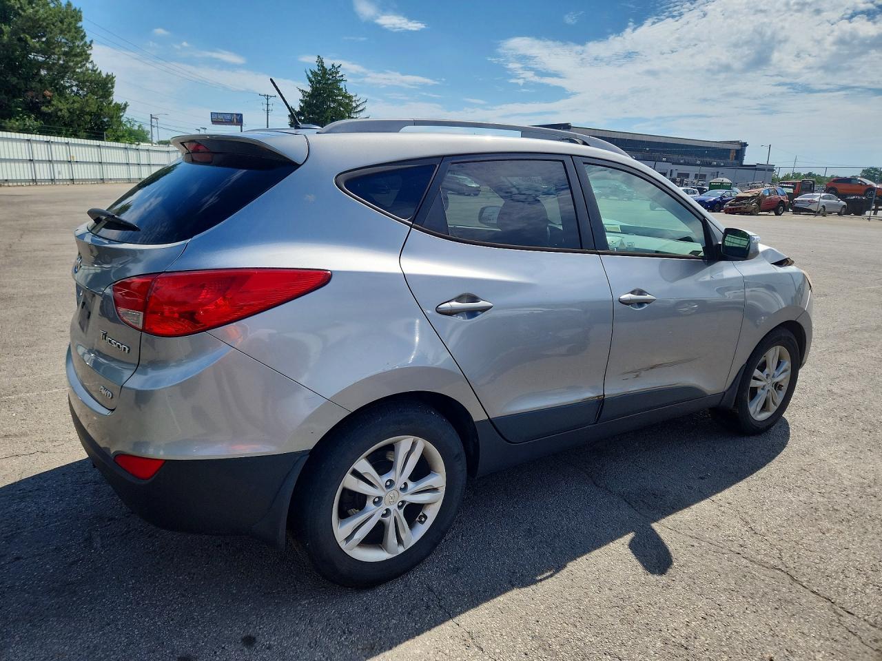 2012 Hyundai Tucson Gls Gray vin: KM8JUCAC9CU352585