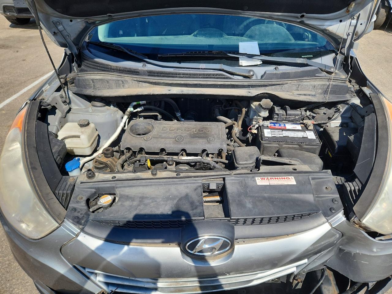 2012 Hyundai Tucson Gls Gray vin: KM8JUCAC9CU352585