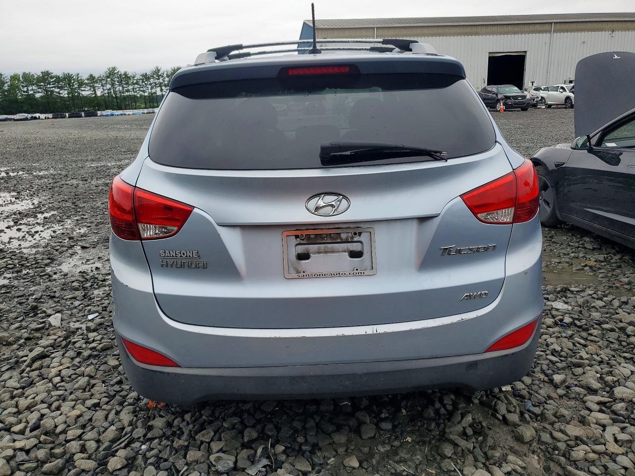 2012 Hyundai Tucson Gls Blue vin: KM8JUCAC9CU417063