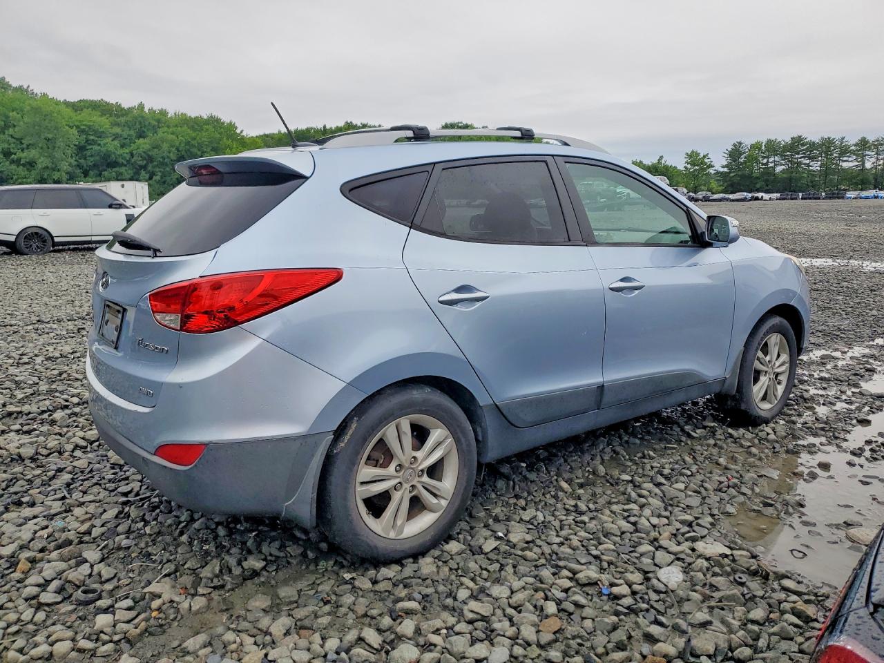 2012 Hyundai Tucson Gls Blue vin: KM8JUCAC9CU417063