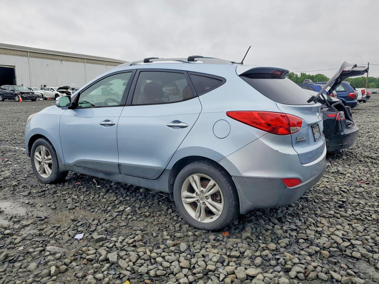 2012 Hyundai Tucson Gls Blue vin: KM8JUCAC9CU417063