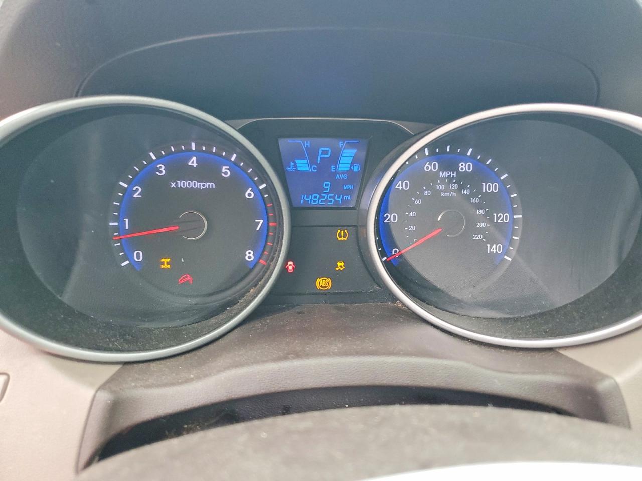 2012 Hyundai Tucson Gls Blue vin: KM8JUCAC9CU417063