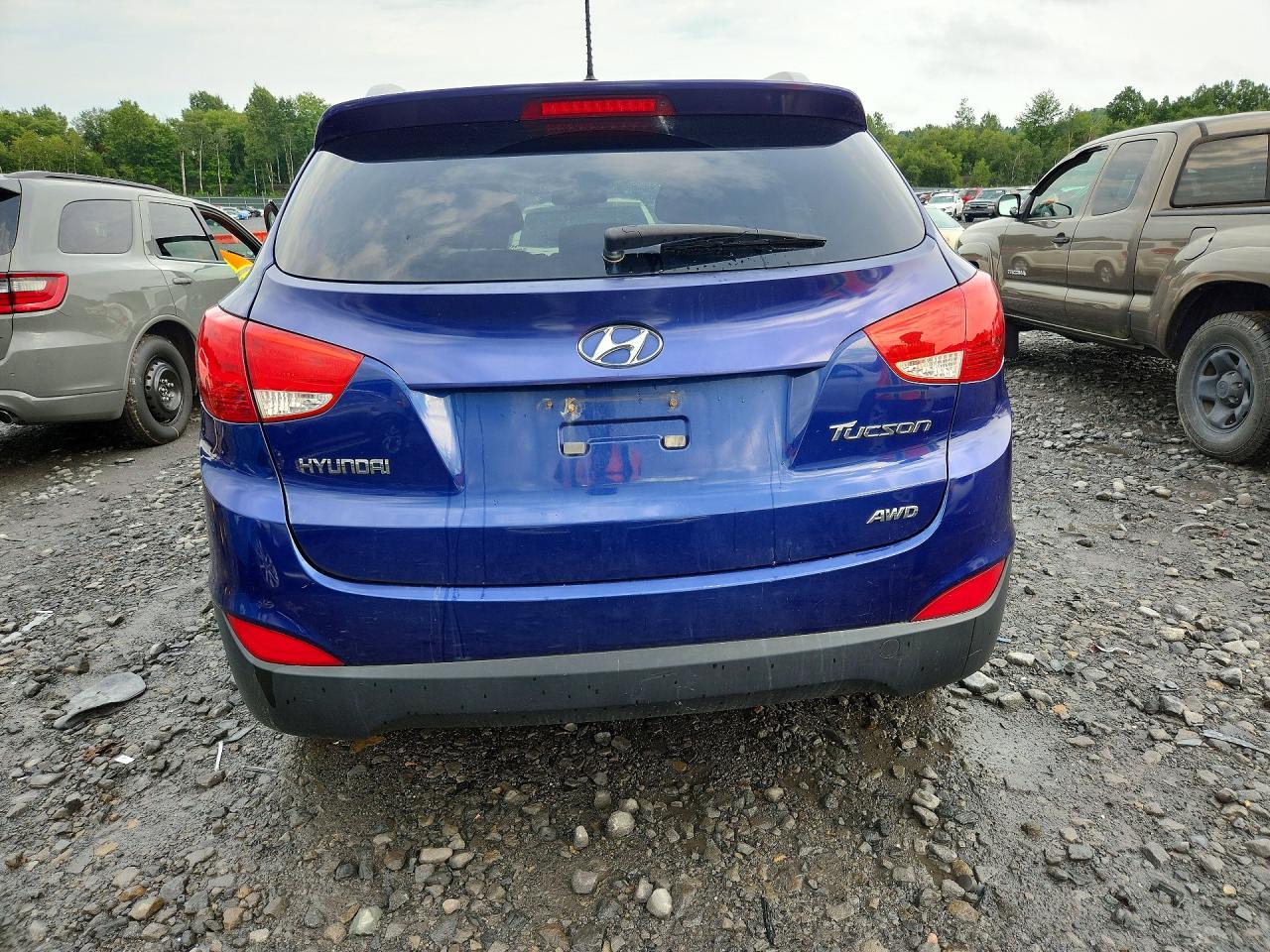 2012 Hyundai Tucson Gls Синий vin: KM8JUCAC9CU451570