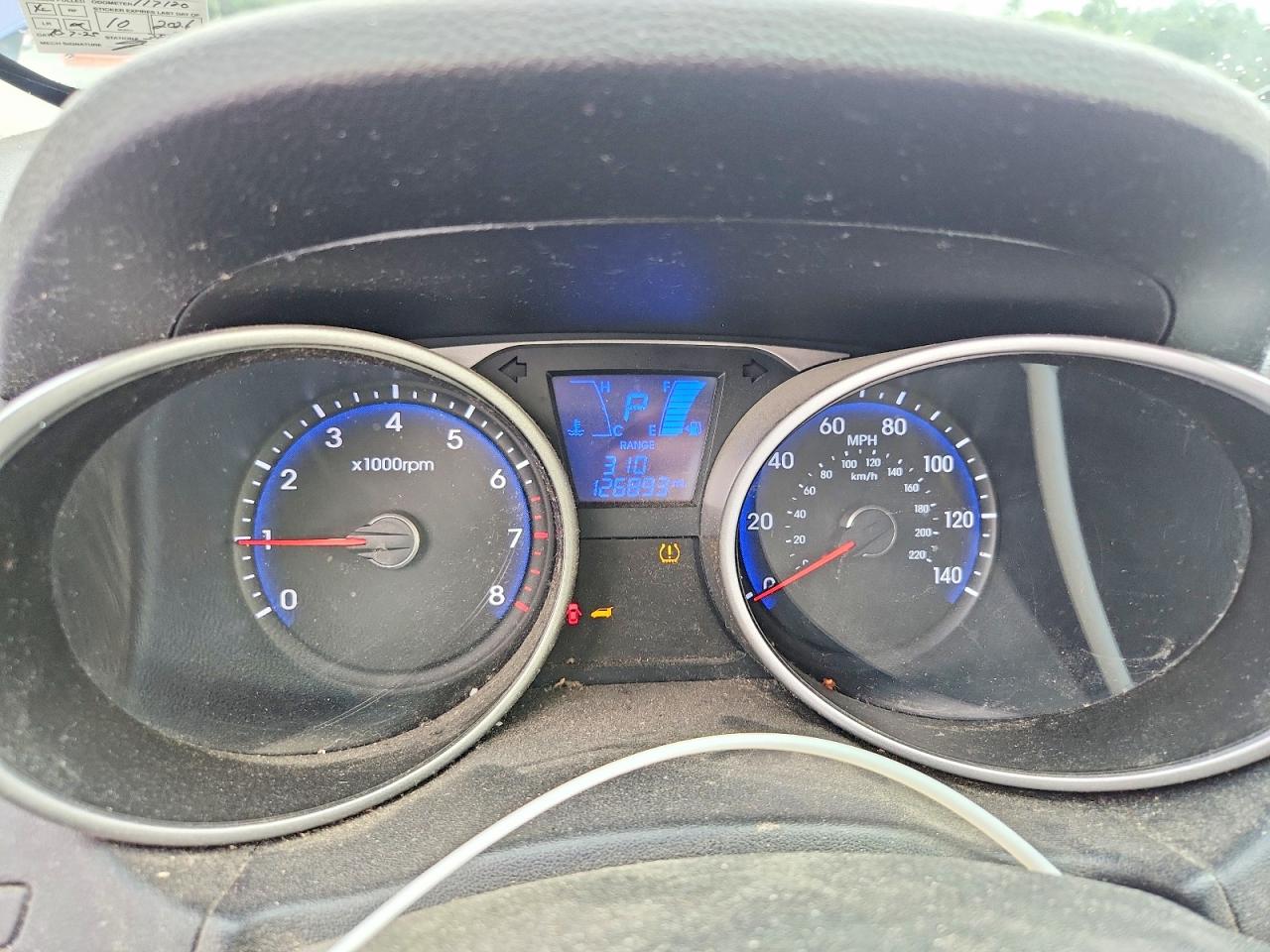 2012 Hyundai Tucson Gls Синий vin: KM8JUCAC9CU451570