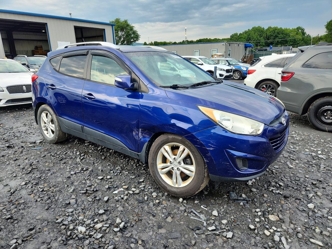 2012 Hyundai Tucson Gls Синий vin: KM8JUCAC9CU451570