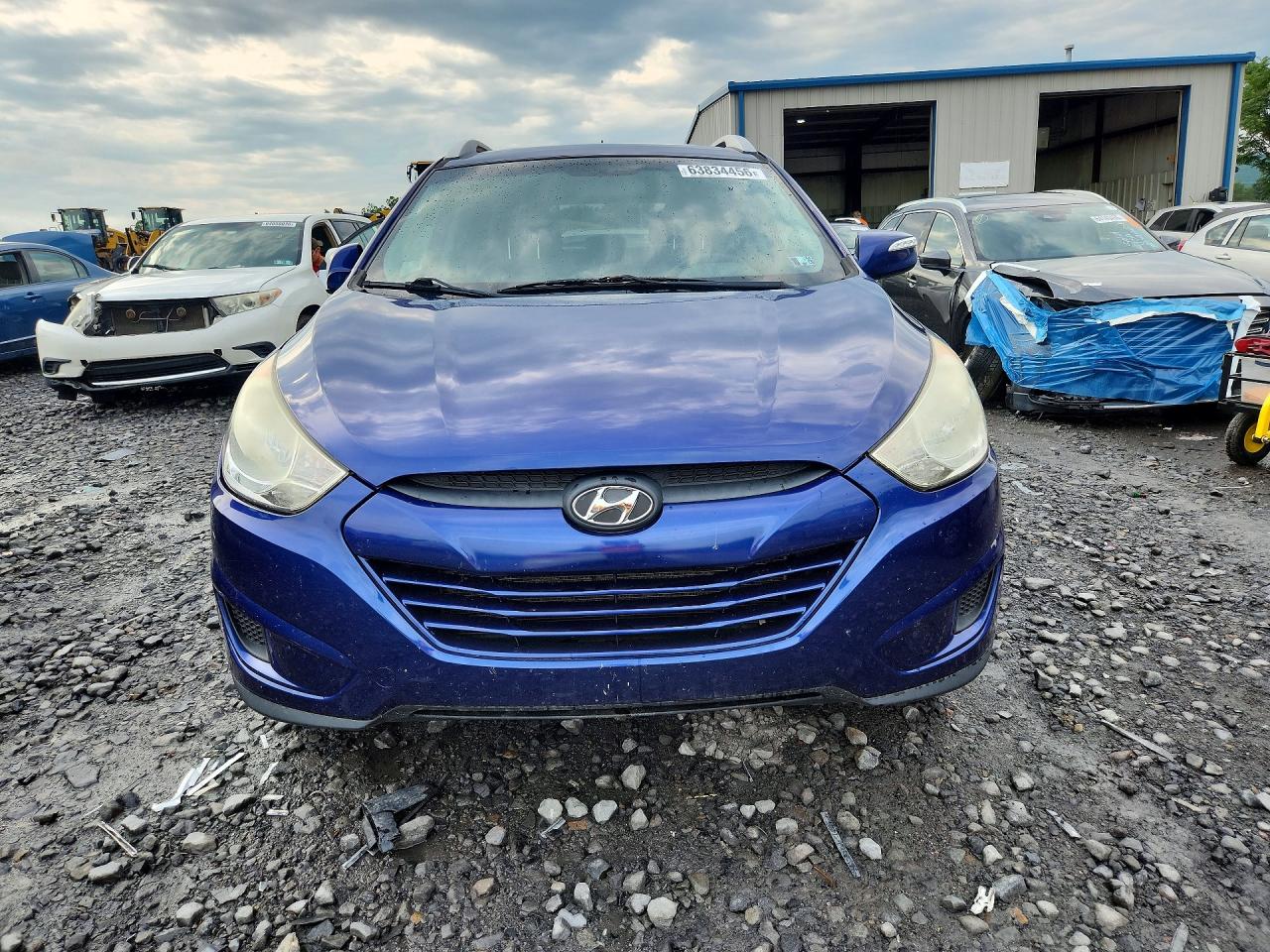 2012 Hyundai Tucson Gls Синий vin: KM8JUCAC9CU451570