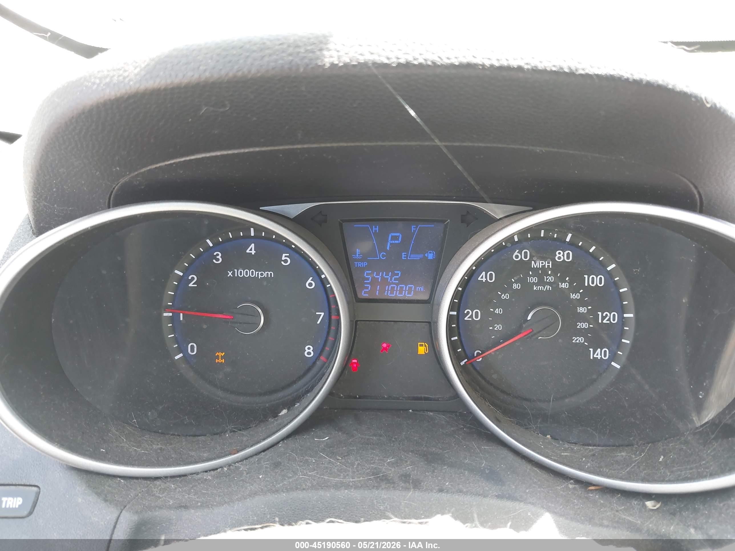 2012 Hyundai Tucson Limited White vin: KM8JUCAC9CU537574