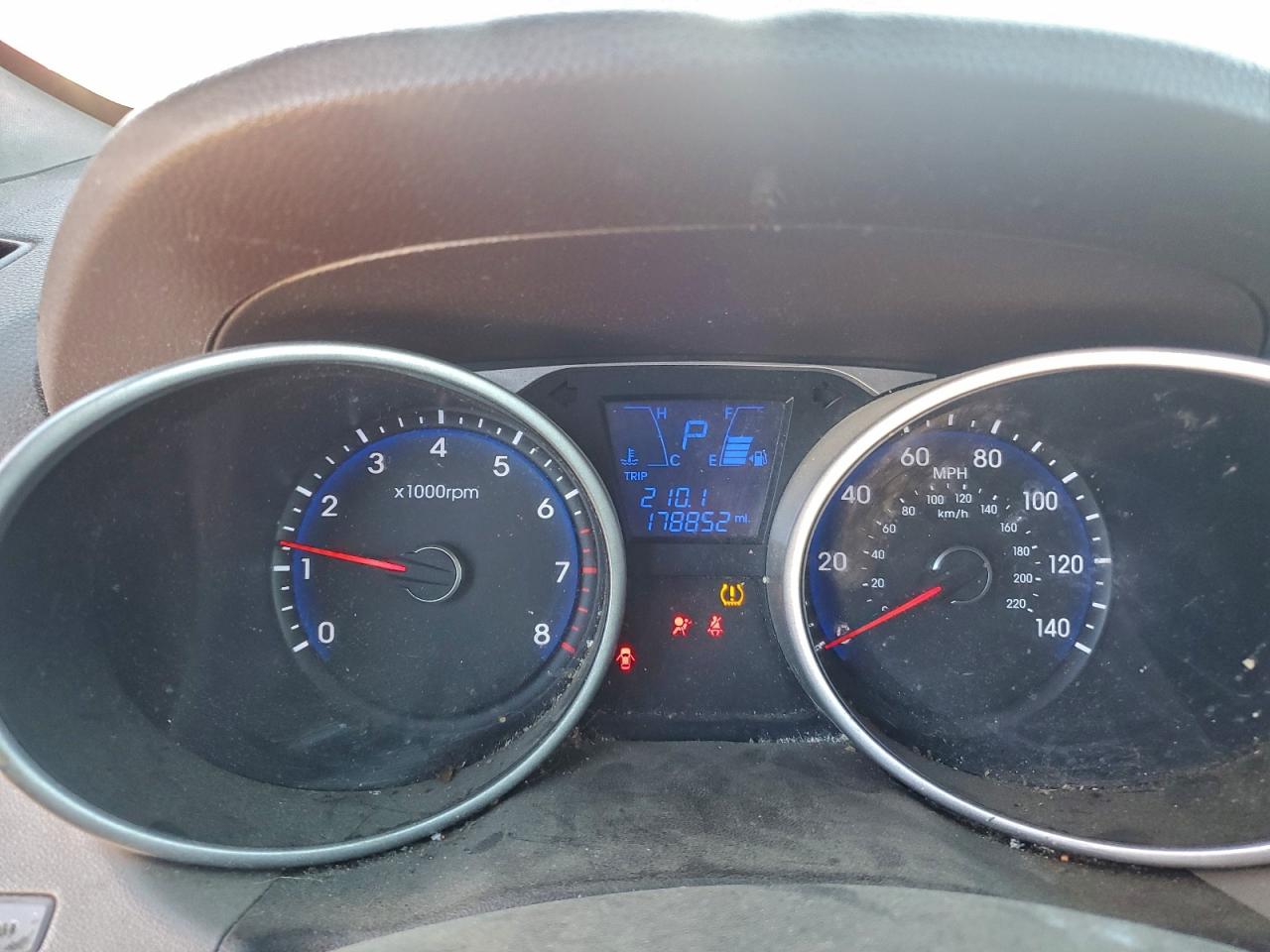 2013 Hyundai Tucson Gls Red vin: KM8JUCAC9DU584282