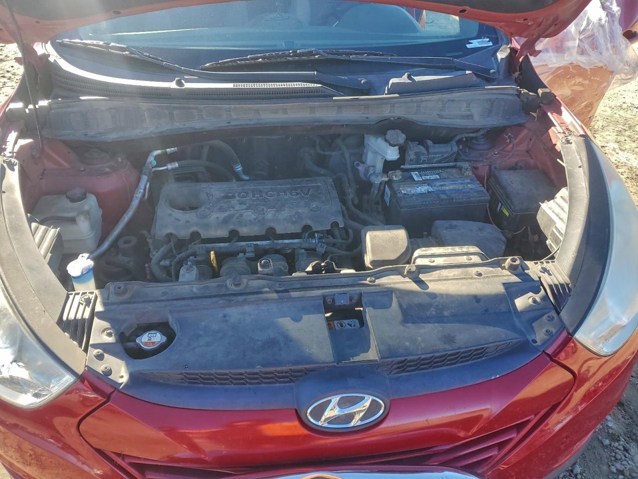 2013 Hyundai Tucson Gls Red vin: KM8JUCAC9DU584282