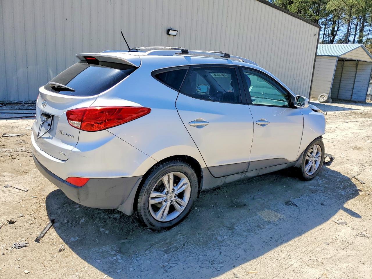 2013 Hyundai Tucson Gls Silver vin: KM8JUCAC9DU593791