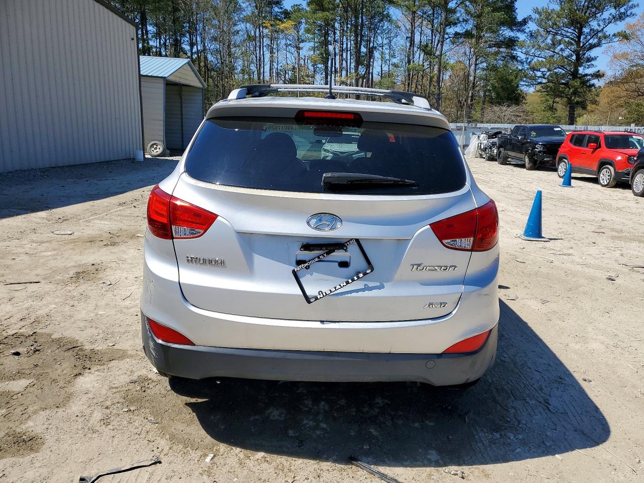 2013 Hyundai Tucson Gls Silver vin: KM8JUCAC9DU593791