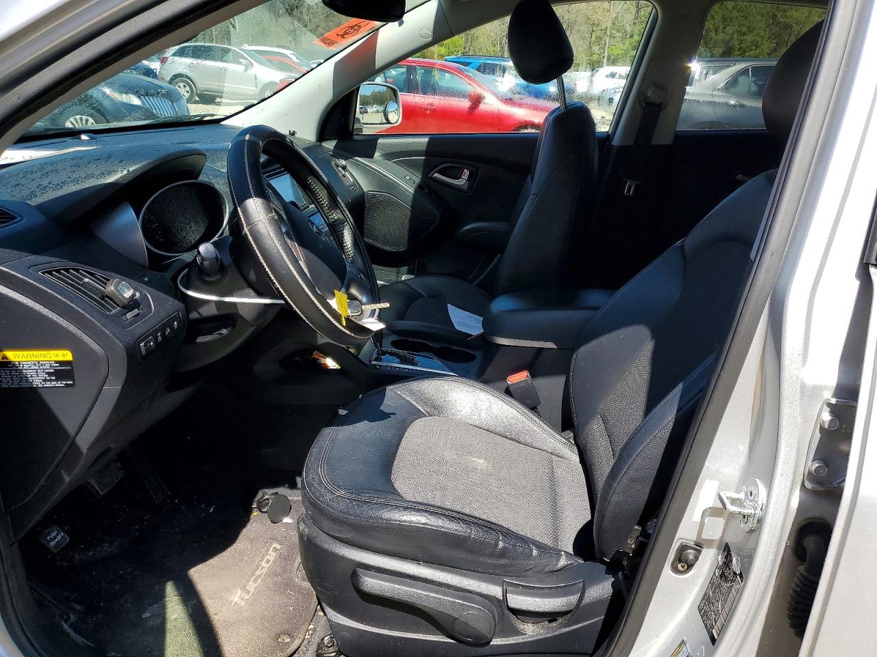 2013 Hyundai Tucson Gls Silver vin: KM8JUCAC9DU593791
