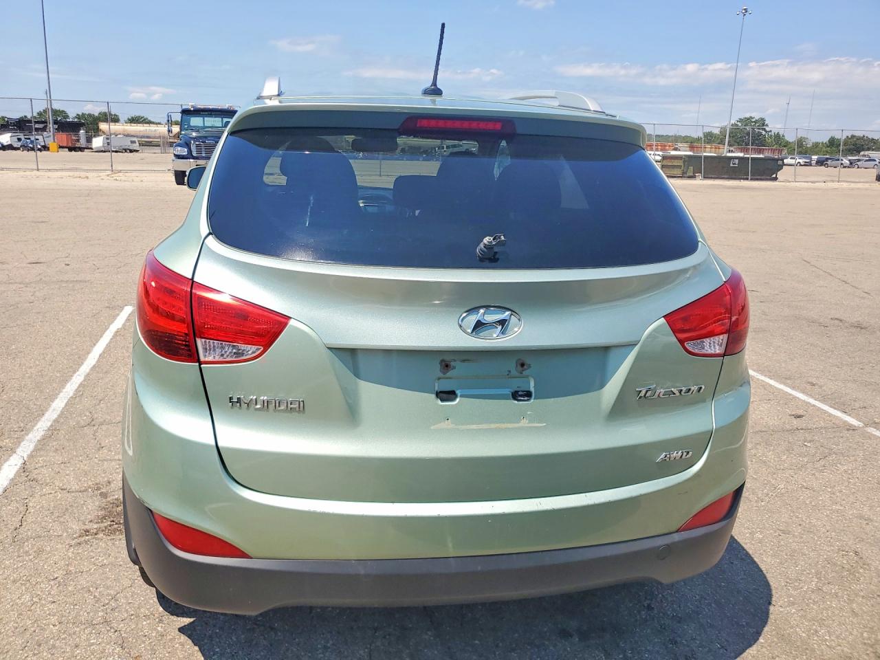 2013 Hyundai Tucson Gls Green vin: KM8JUCAC9DU685970