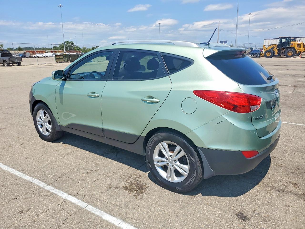 2013 Hyundai Tucson Gls Green vin: KM8JUCAC9DU685970