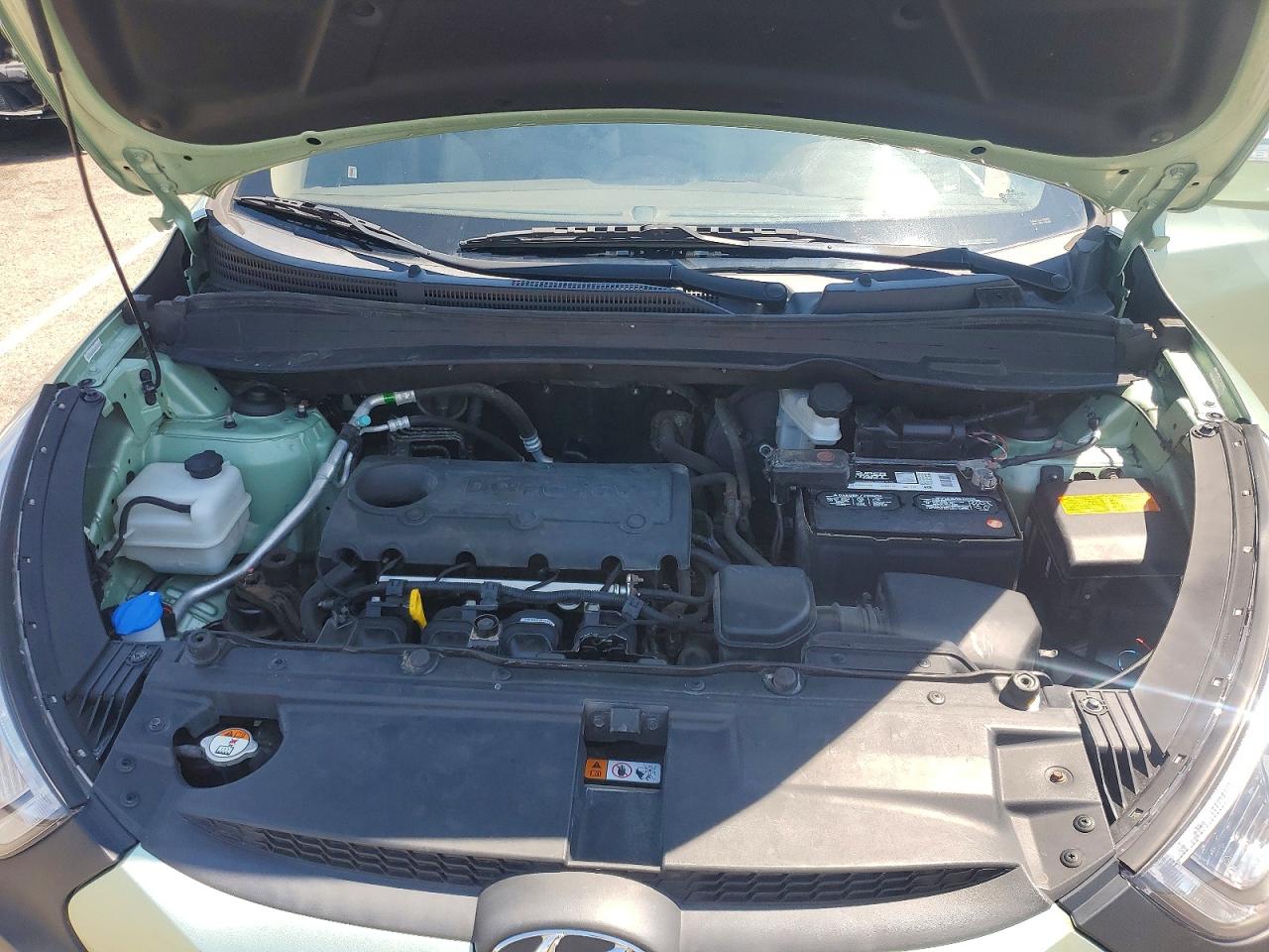 2013 Hyundai Tucson Gls Green vin: KM8JUCAC9DU685970