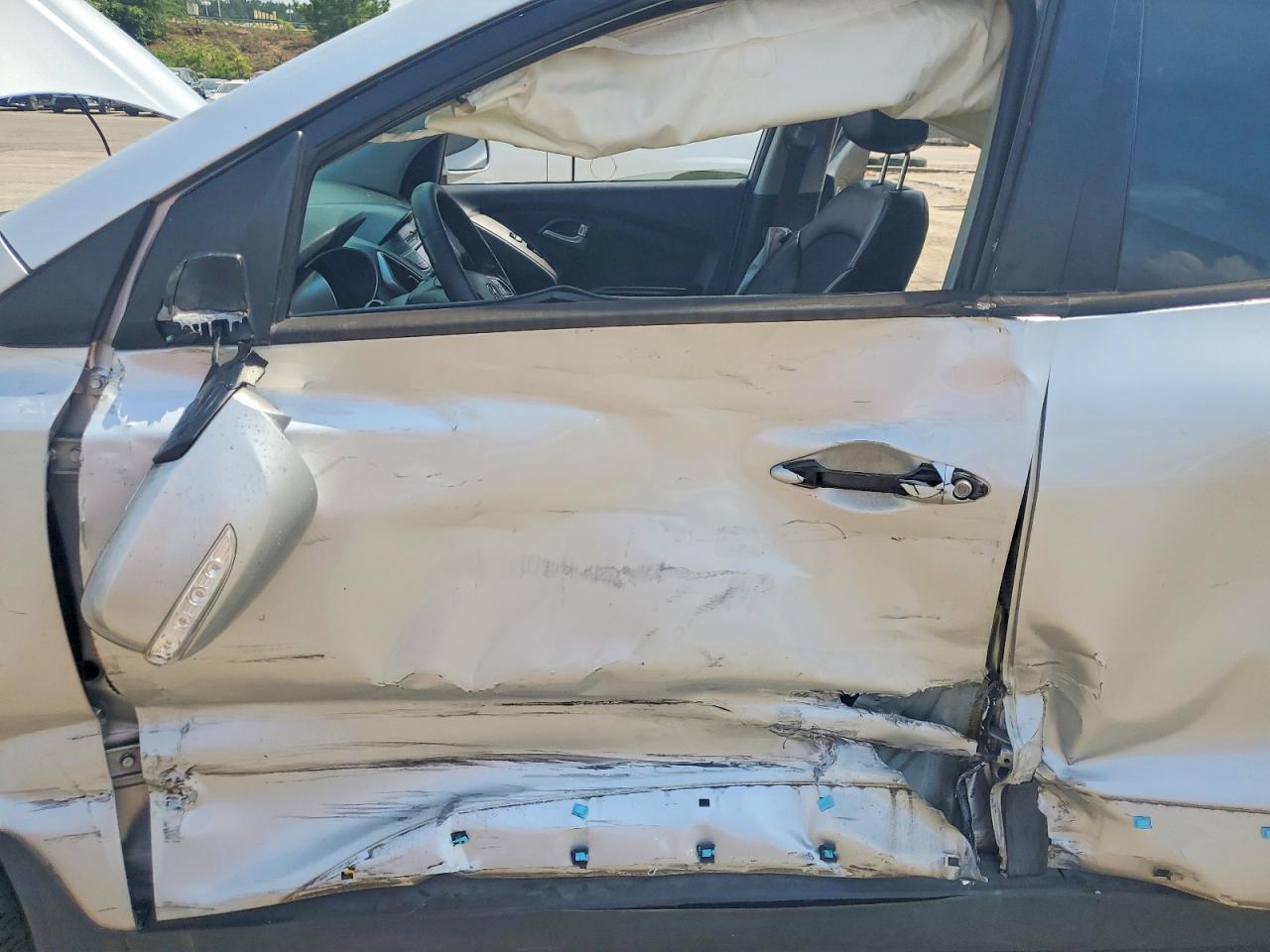 2013 Hyundai Tucson Gls Silver vin: KM8JUCAC9DU752650