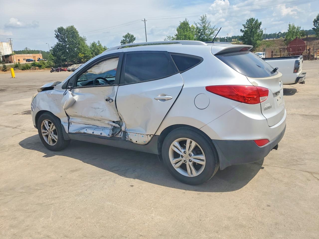 2013 Hyundai Tucson Gls Silver vin: KM8JUCAC9DU752650