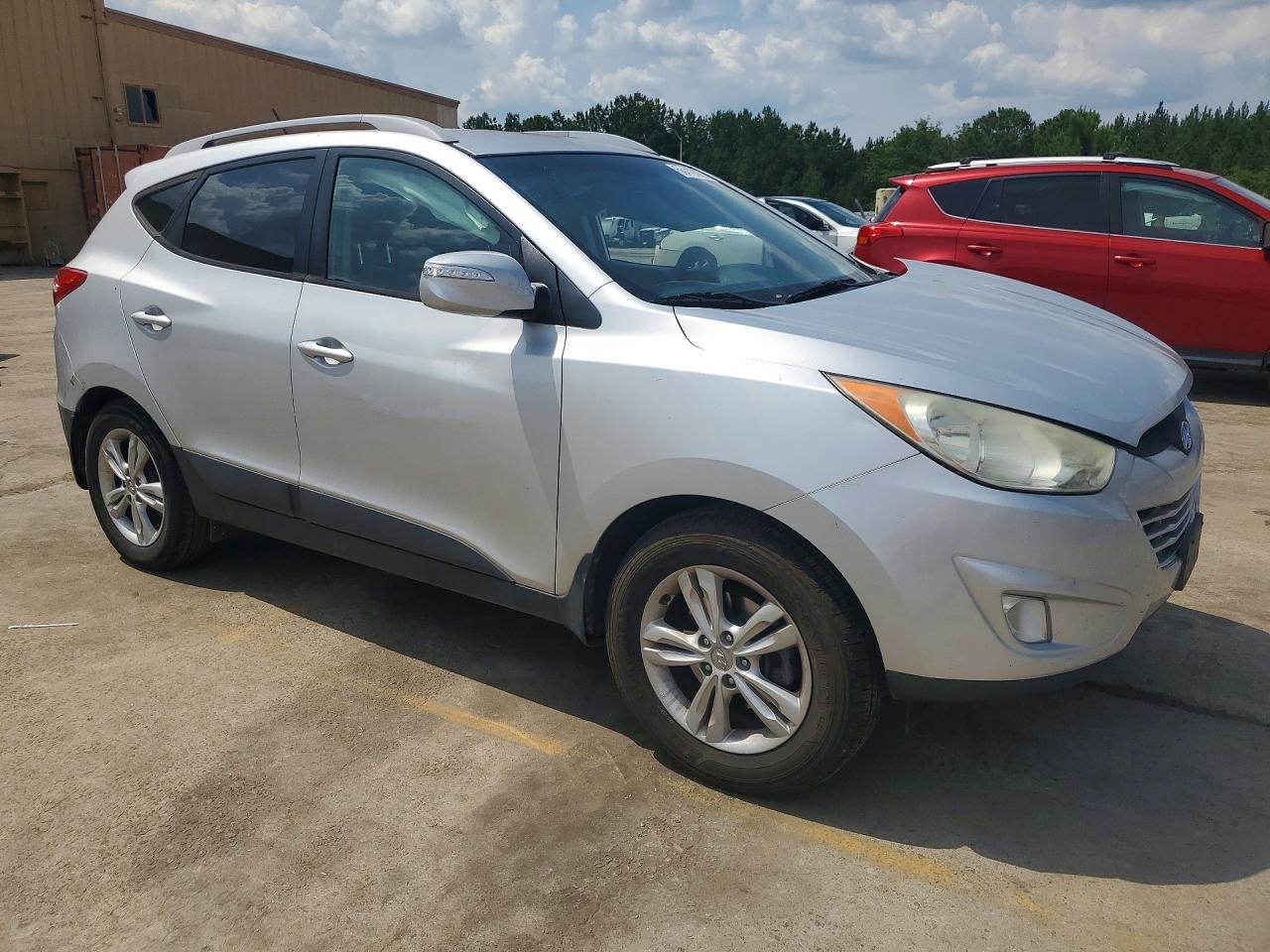 2013 Hyundai Tucson Gls Silver vin: KM8JUCAC9DU752650