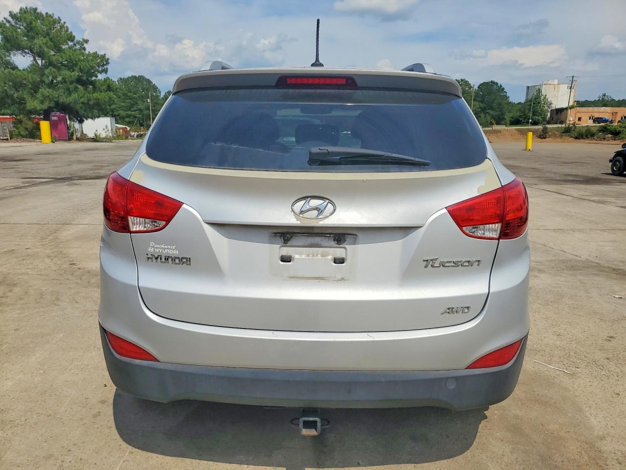 2013 Hyundai Tucson Gls Silver vin: KM8JUCAC9DU752650