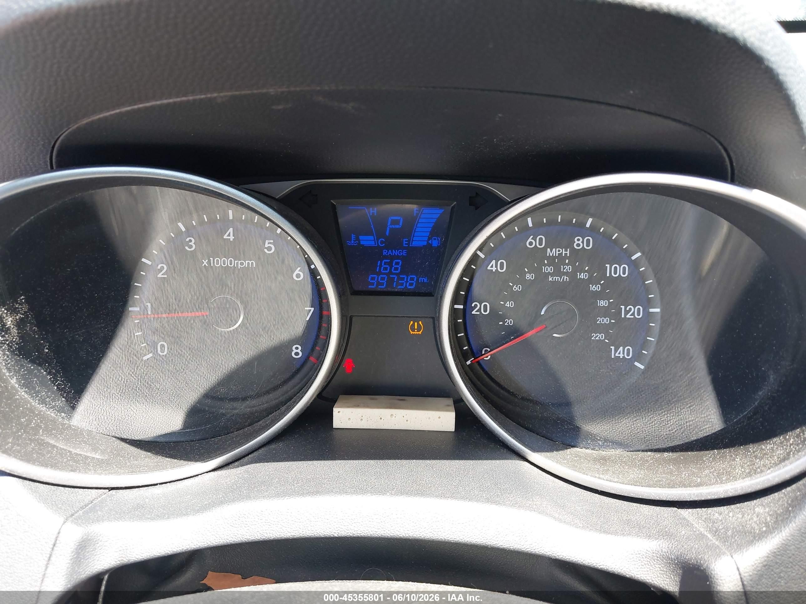 2011 Hyundai Tucson Limited Blue vin: KM8JUCACXBU141426