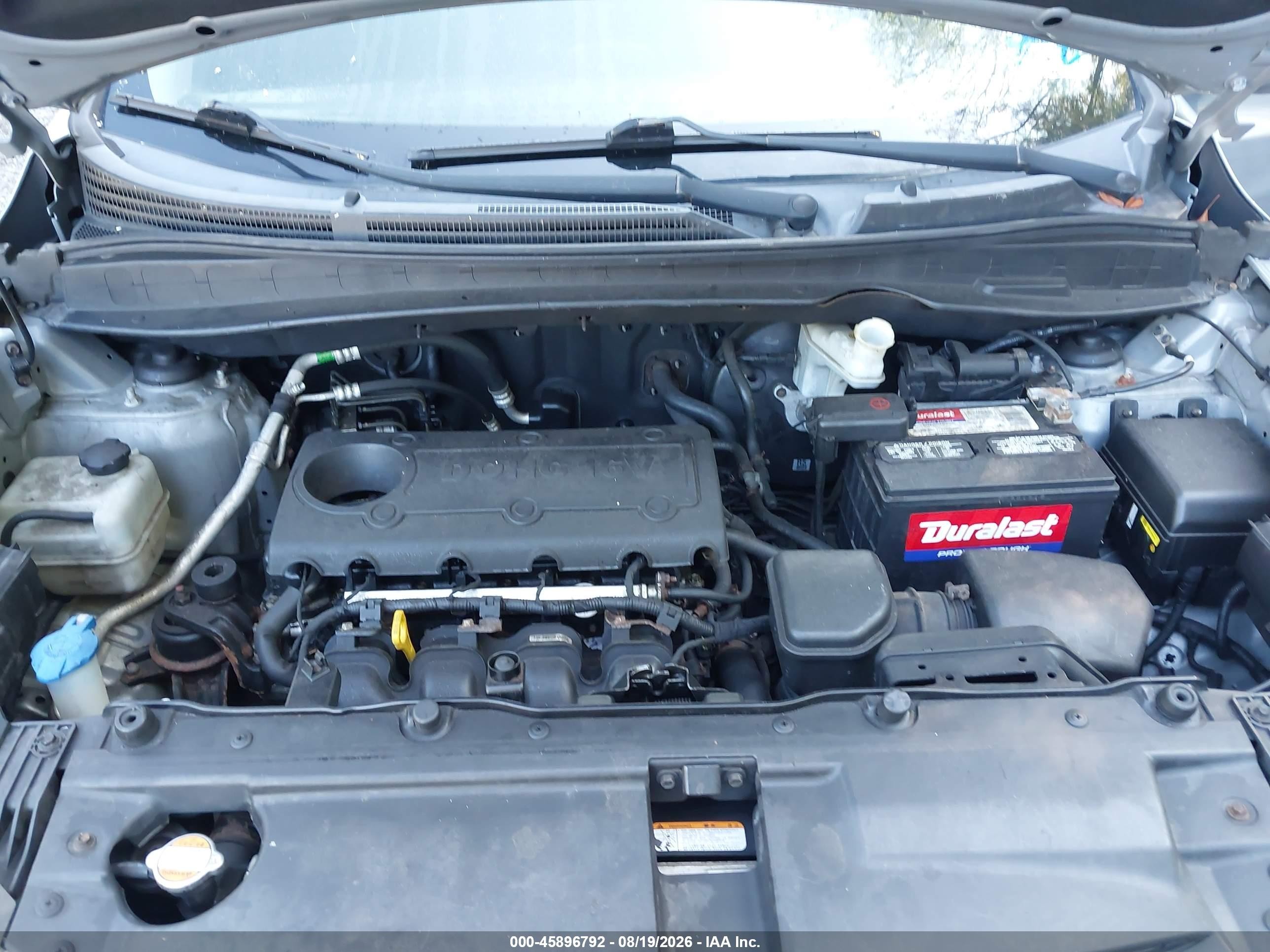 2012 Hyundai Tucson Gls Silver vin: KM8JUCACXCU416892