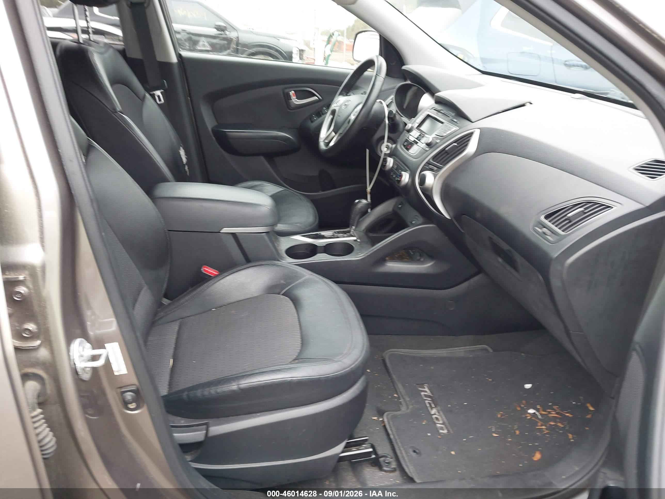 2012 Hyundai Tucson Gls Gray vin: KM8JUCACXCU418870