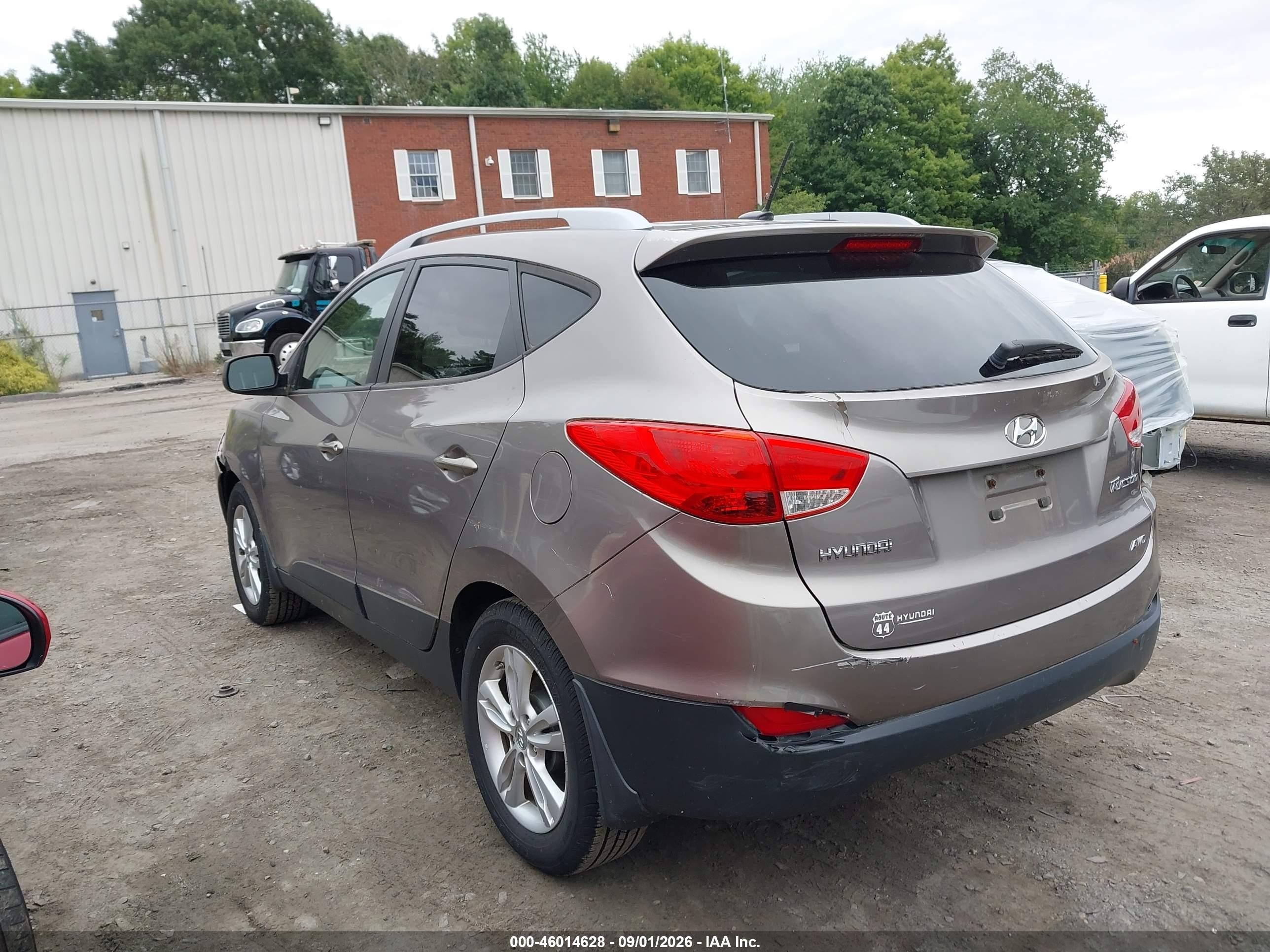2012 Hyundai Tucson Gls Gray vin: KM8JUCACXCU418870