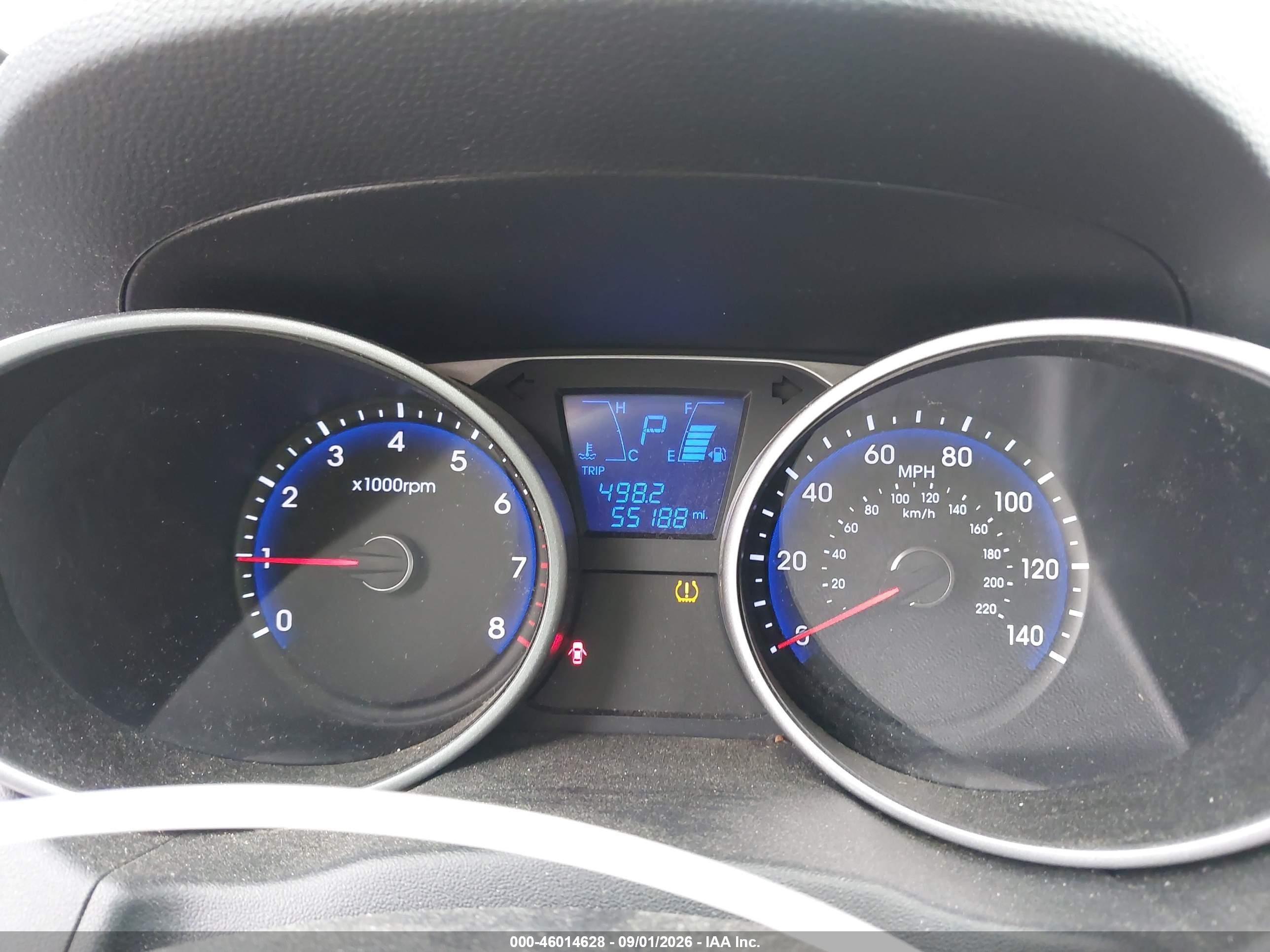 2012 Hyundai Tucson Gls Gray vin: KM8JUCACXCU418870