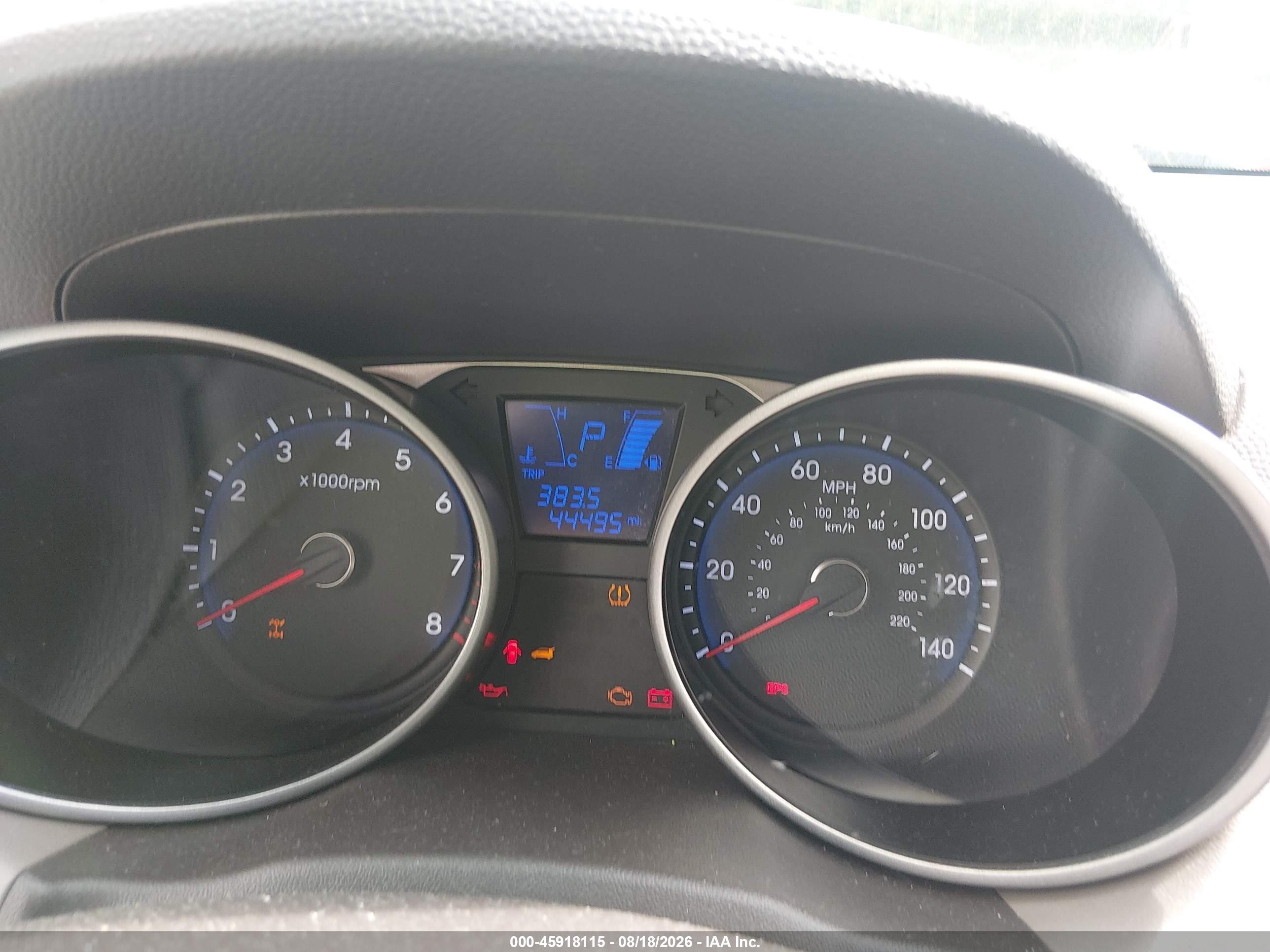 2012 Hyundai Tucson Limited Blue vin: KM8JUCACXCU436897