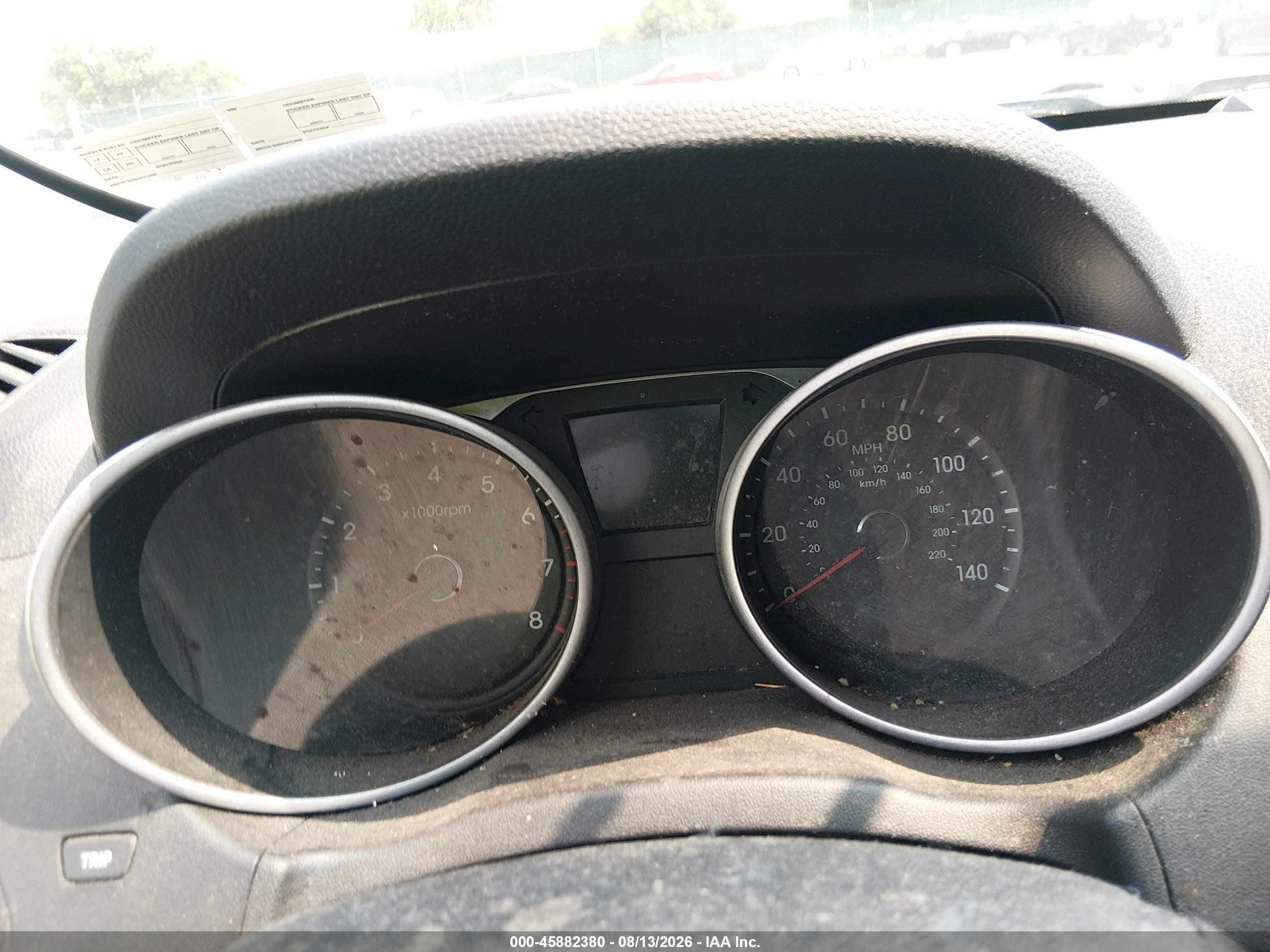 2013 Hyundai Tucson Gls Синий vin: KM8JUCACXDU556720
