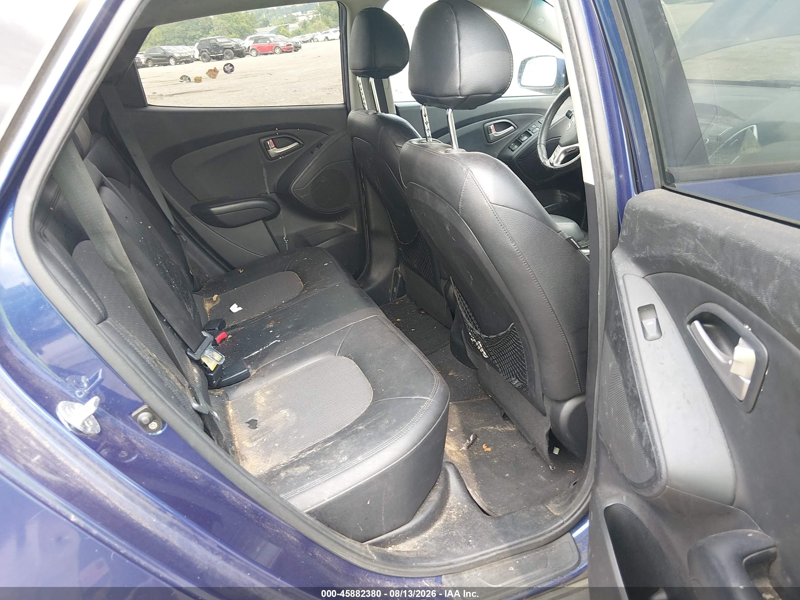2013 Hyundai Tucson Gls Синий vin: KM8JUCACXDU556720