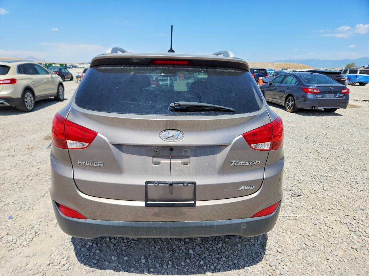 2013 Hyundai Tucson Gls Бежевый vin: KM8JUCACXDU574599