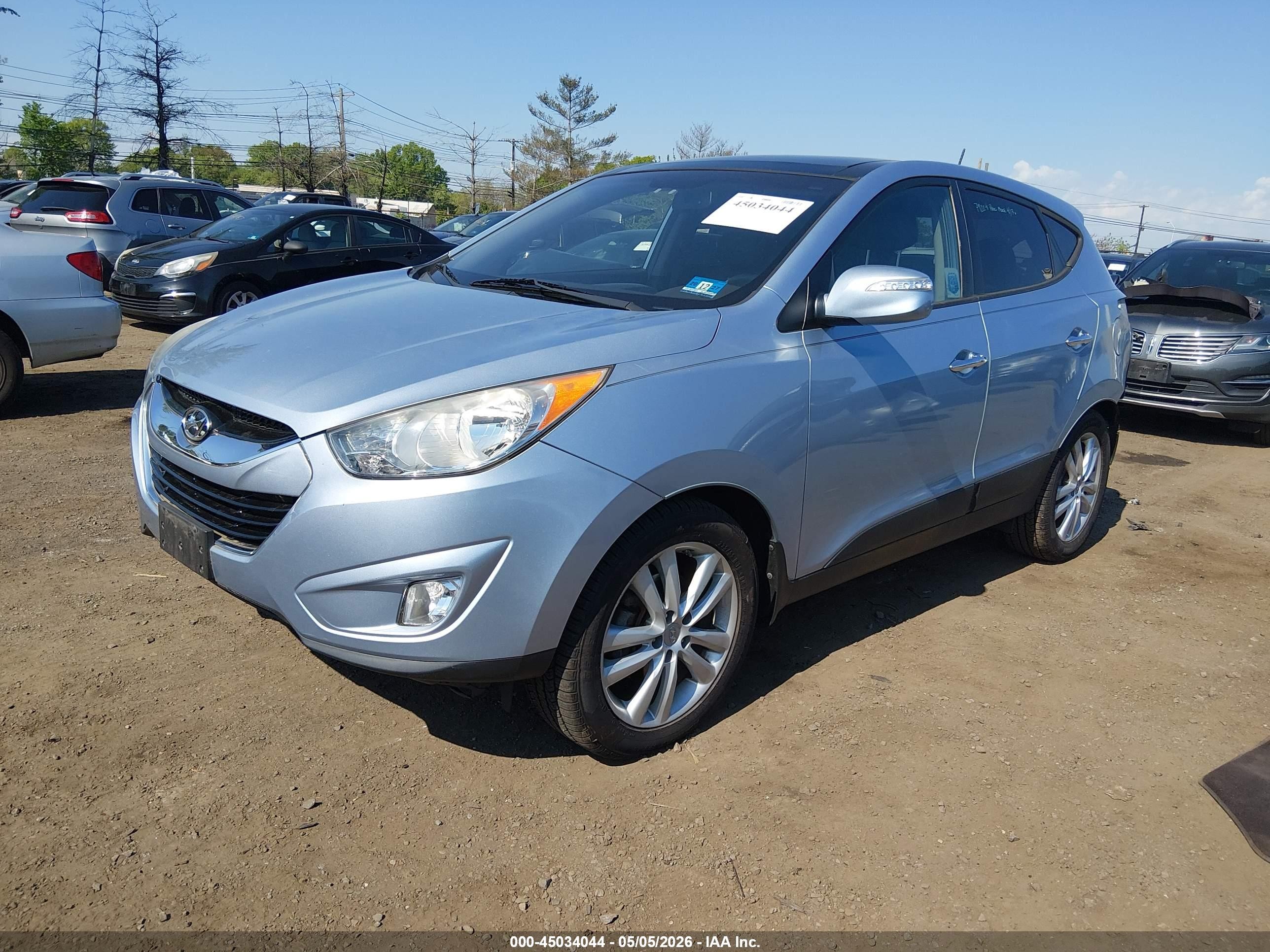 2013 Hyundai Tucson Limited Navy vin: KM8JUCACXDU597543