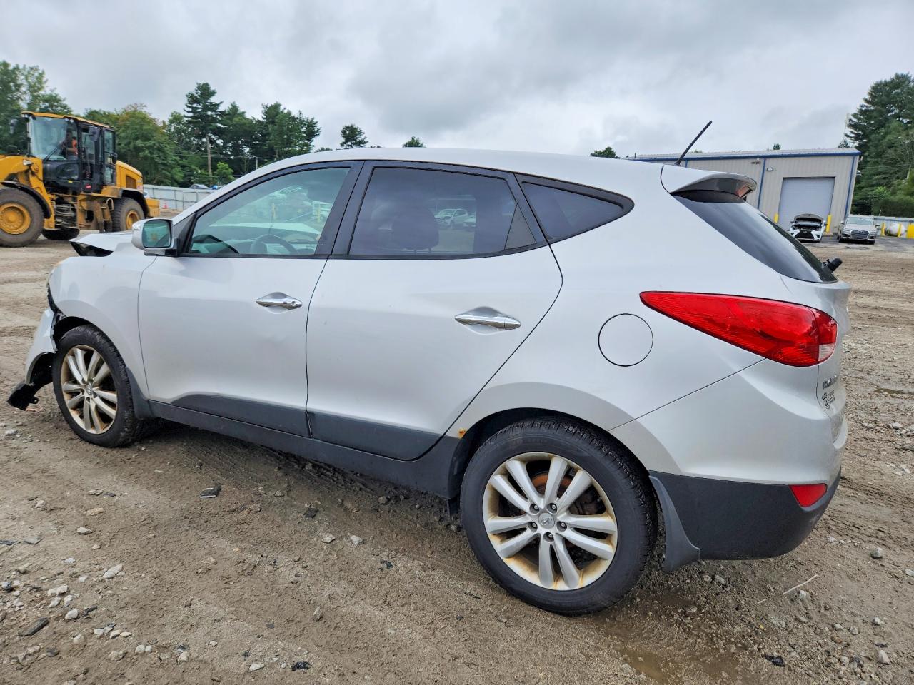 2013 Hyundai Tucson Limited Silver vin: KM8JUCACXDU610971