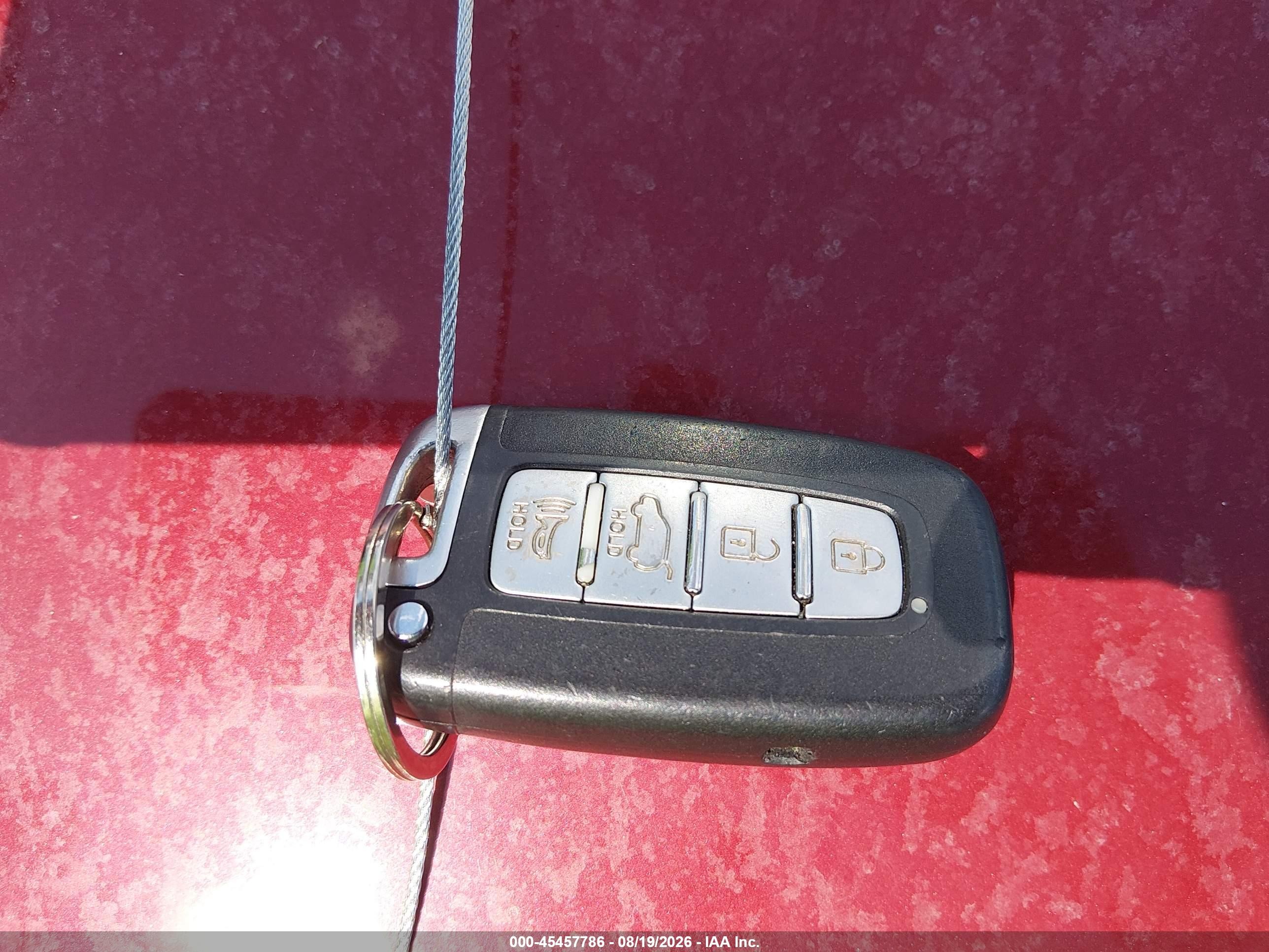 2013 Hyundai Tucson Limited Красный vin: KM8JUCACXDU611389